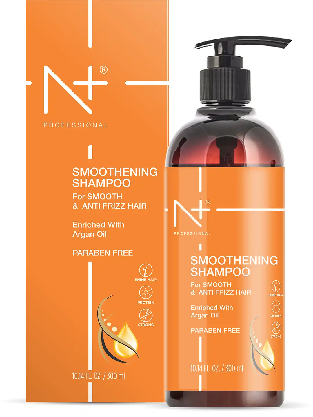 Buy N Plus Professional Smoothening Shampoo with Argan Oil for