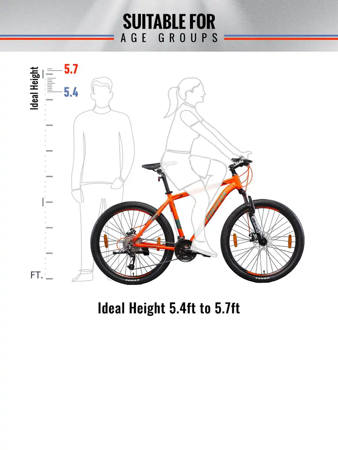 Buy FIREFOX Combat 27.5T Aluminium Frame Front Suspension 24 Gears