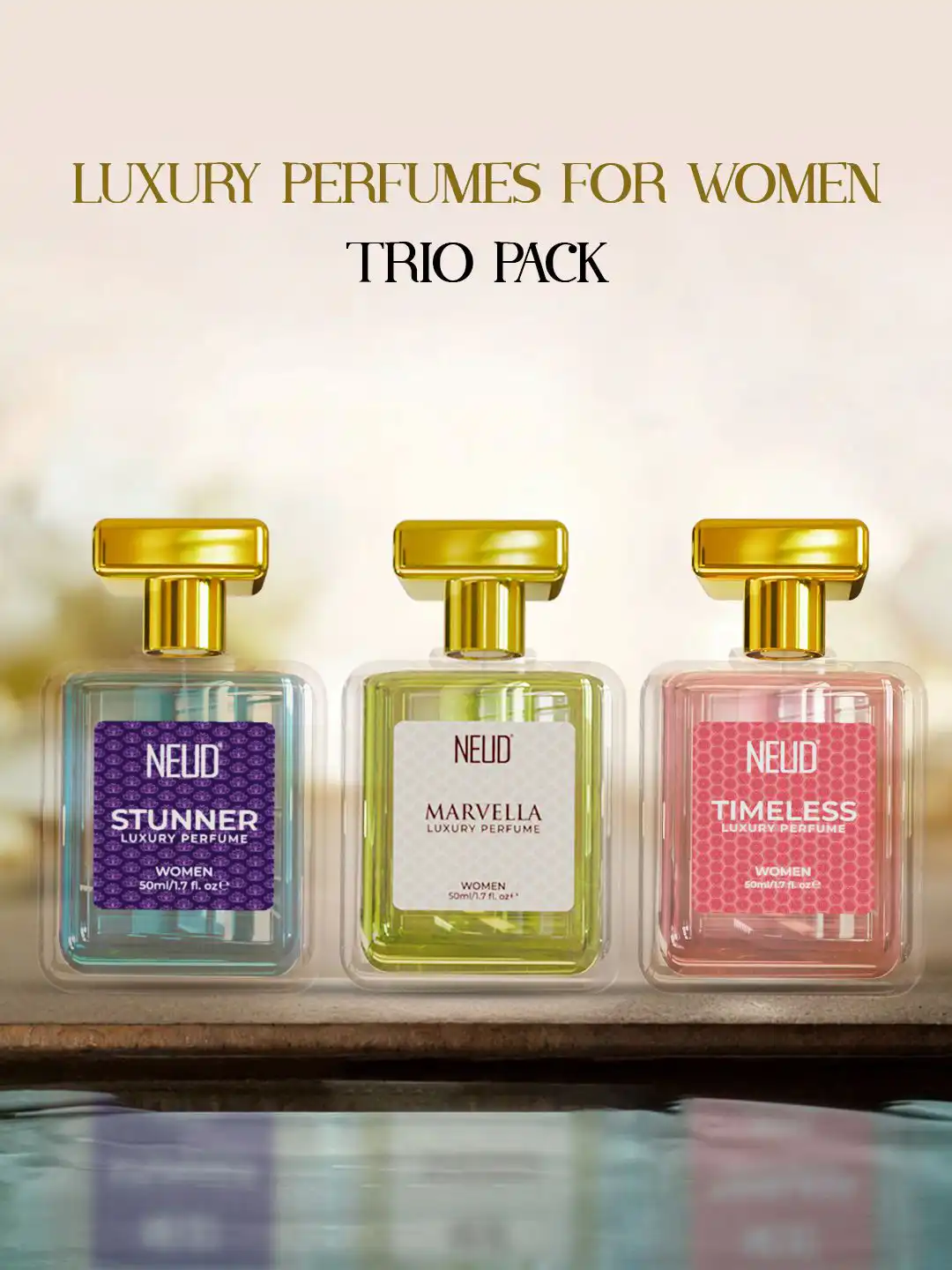 Buy NEUD Set Of 3 Long-Lasting Timeless Stunner & Marvella Luxury