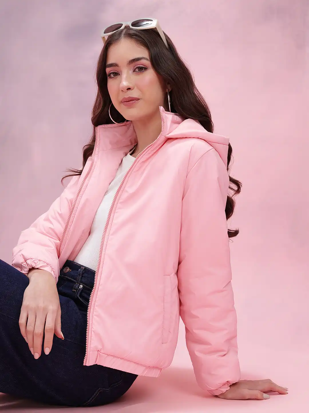Buy DressBerry Hooded Bomber Jacket - Jackets for Women 33357291