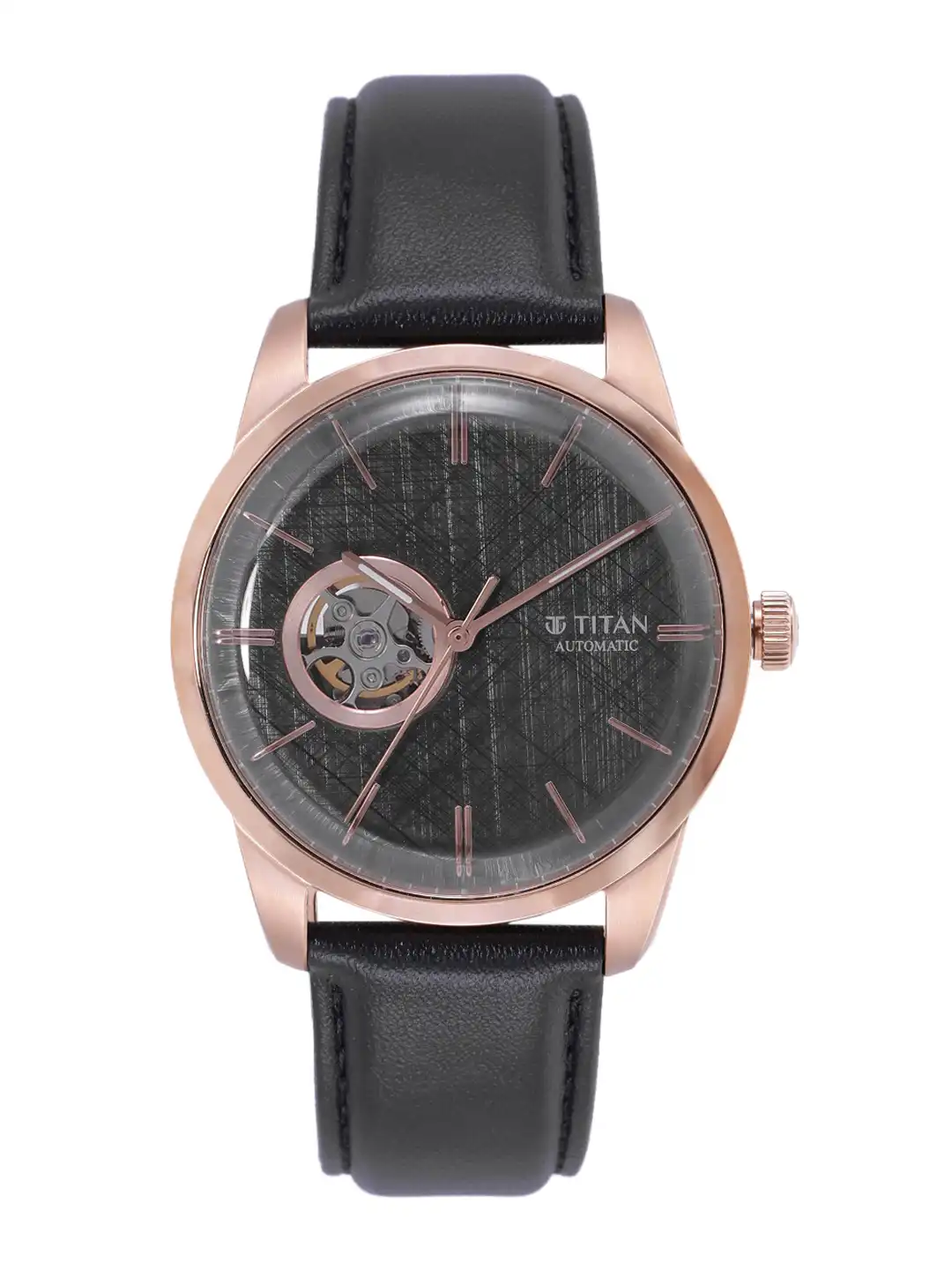 Buy Titan Men Printed Dial & Leather Straps Analogue Watch