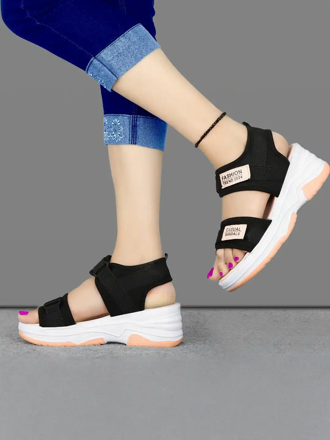 Shozie Women Multi Synthetic Comfort Sandals(8) By Myntra