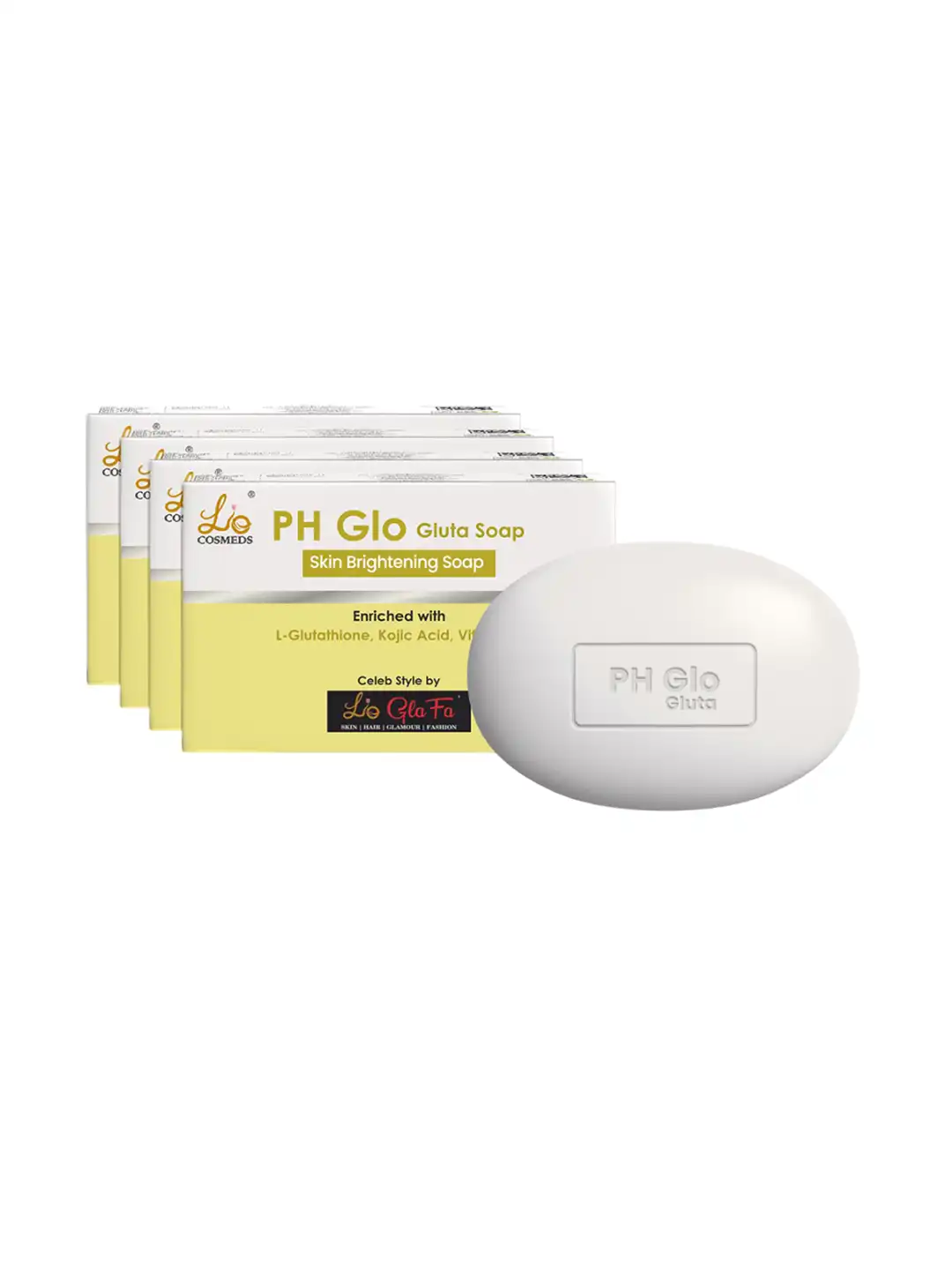 glutathione & kojic acid original soap Buy Lio Cosmeds Set Of 4 PH Glo Gluta Soap Enriched With Kojic Acid - 75 g  Each - Soap for Unisex 36232889