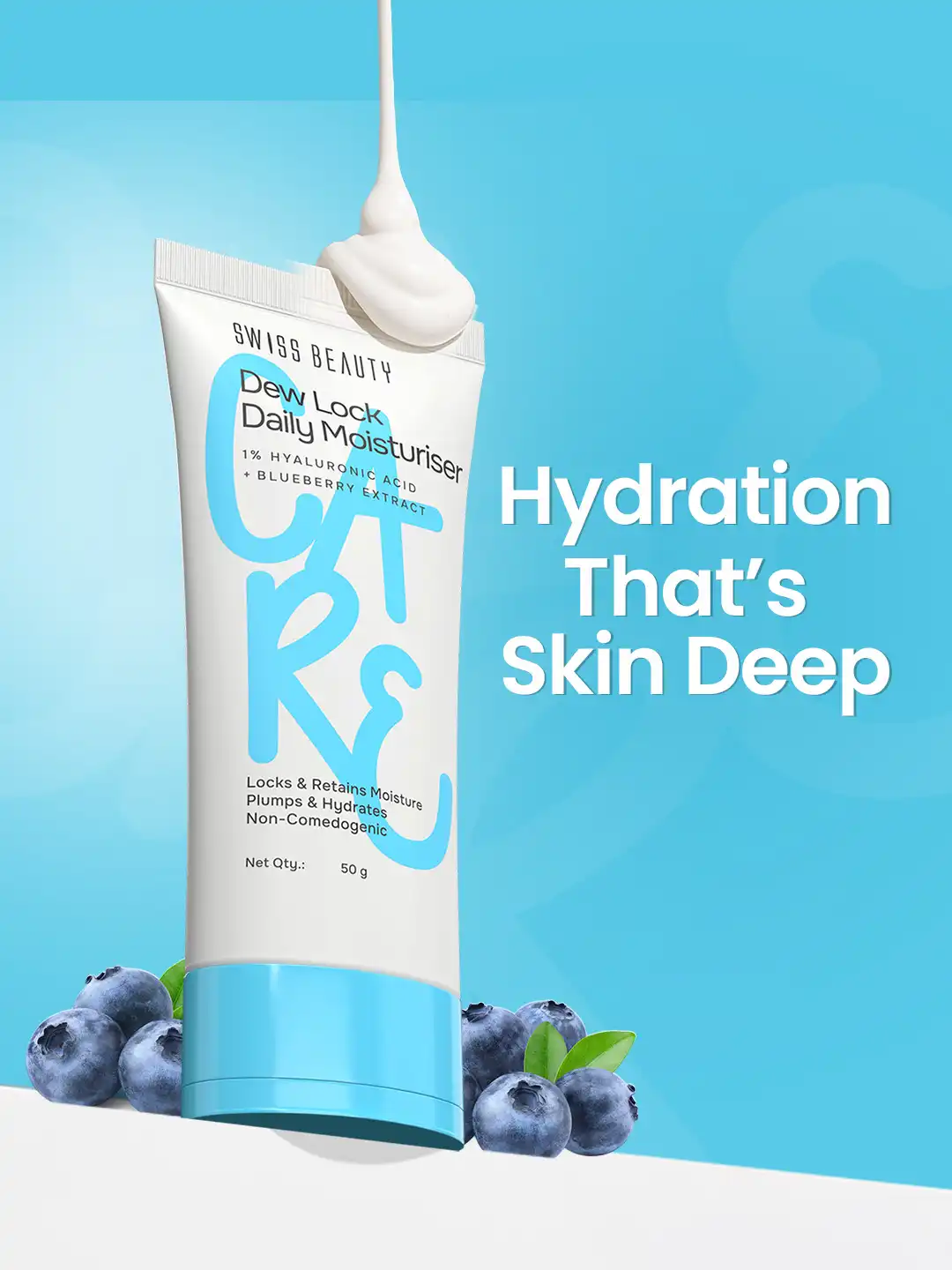 Buy SWISS BEAUTY Dew Lock Hyaluronic Acid & Blueberry Extract