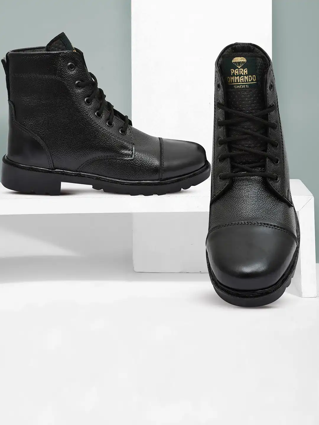 Buy para commando Men Leather Regular Boots - Boots for Men