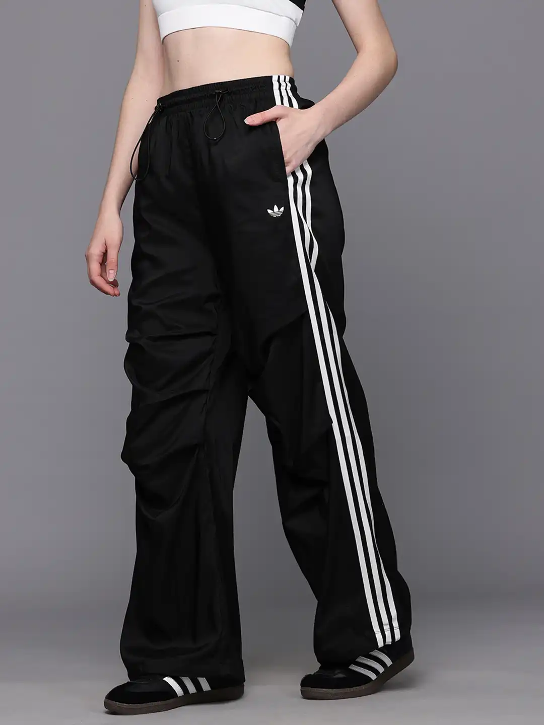 パンツ adidas side zip flare design track pants adidas Fashion Side Mesh Zip Pants - Black | adidas India