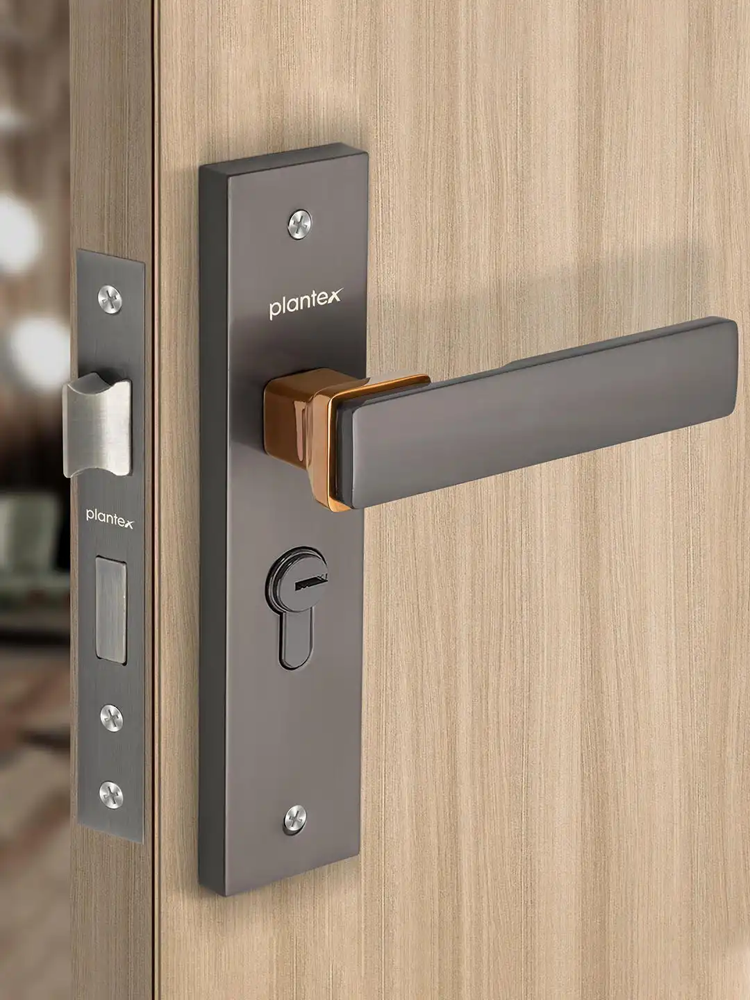 Buy Plantex Grey Heavy-Duty Door Lock - Door Lock for Unisex