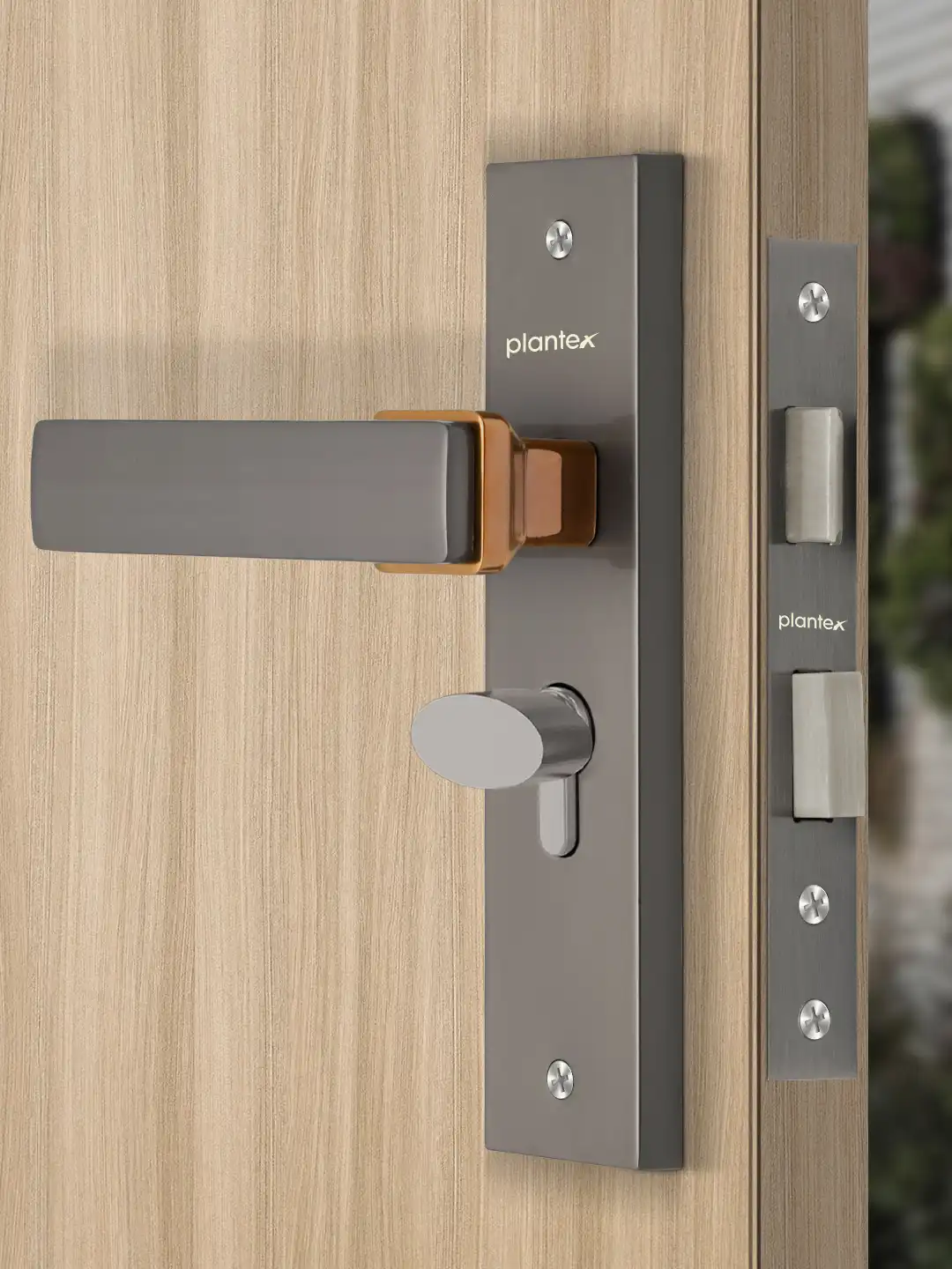 Buy Plantex Grey Heavy-Duty Door Lock - Door Lock for Unisex