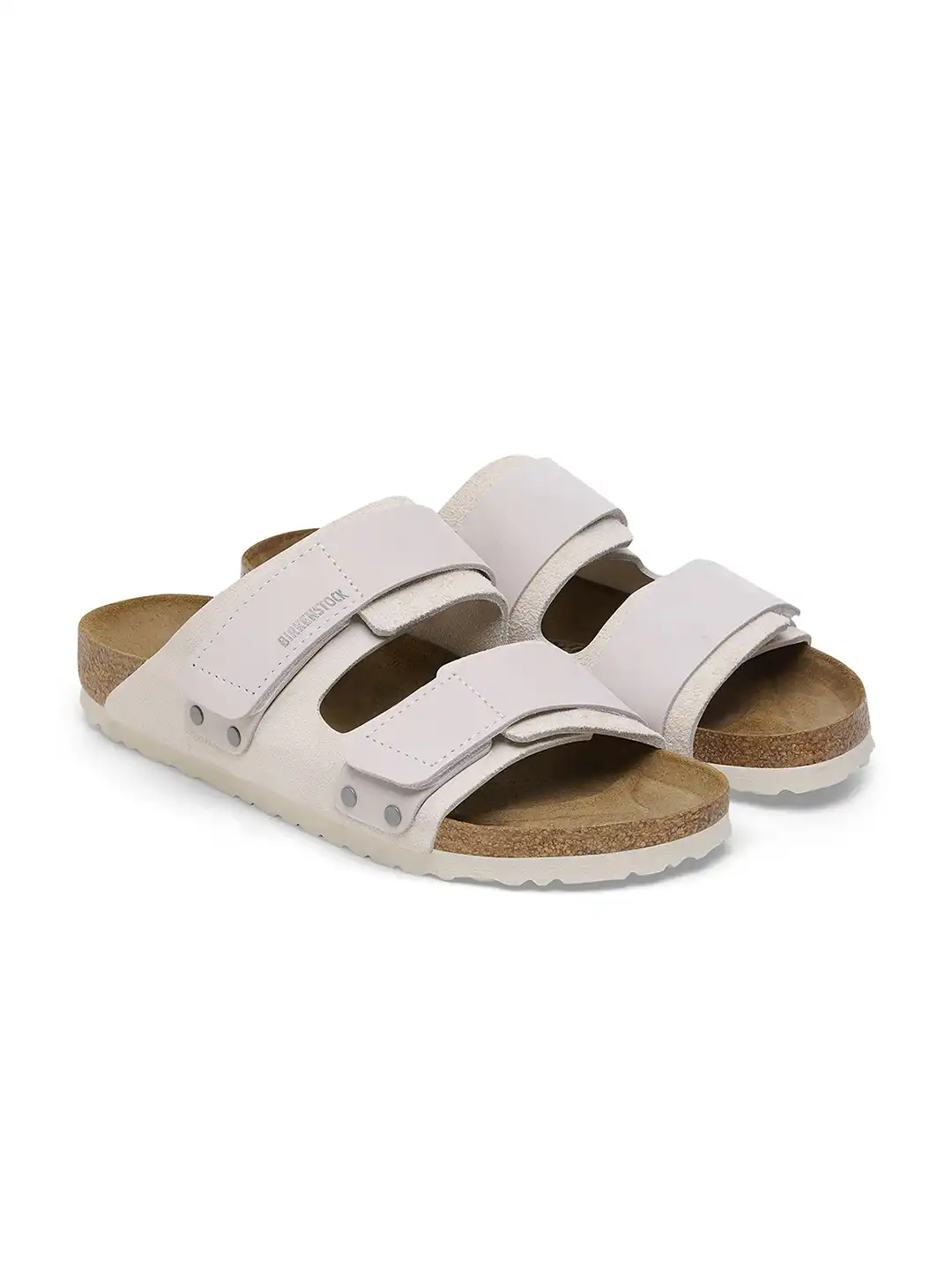 Buy Birkenstock Uji White Regular Width Nubuck/Suede Leather