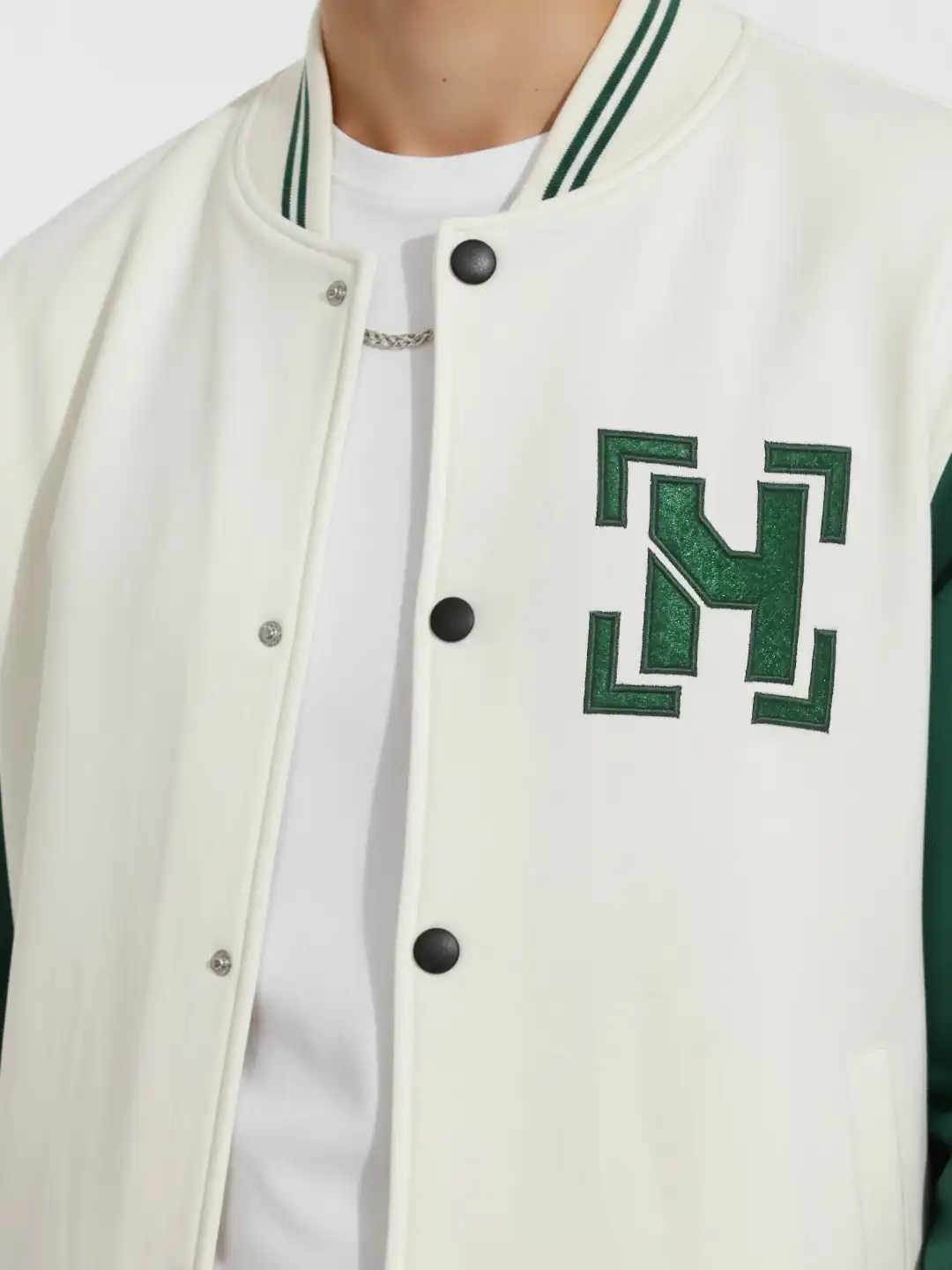Buy glitchez Men Typography Varsity Jacket - Jackets for Men