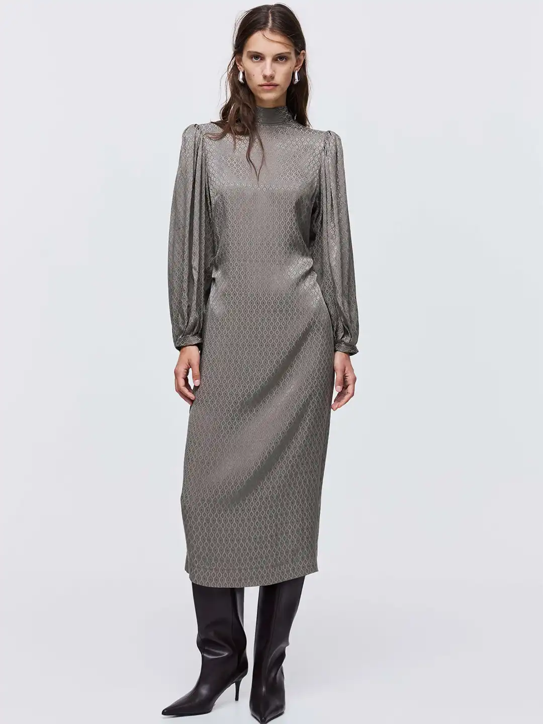 h&m grey satin dress Buy Tie-neck - Dresses for Women 37481718 WAREHOUSE-ONLINE