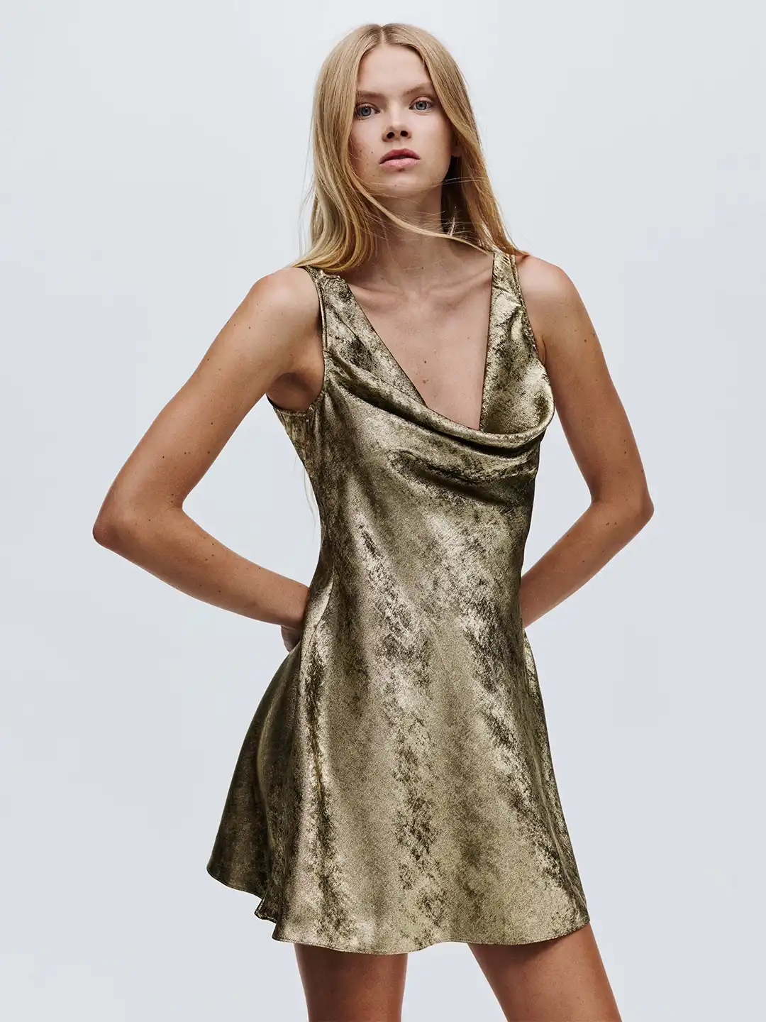 Buy H&M Cowl-Neck Dress - Dresses for Women 38140734 | Myntra