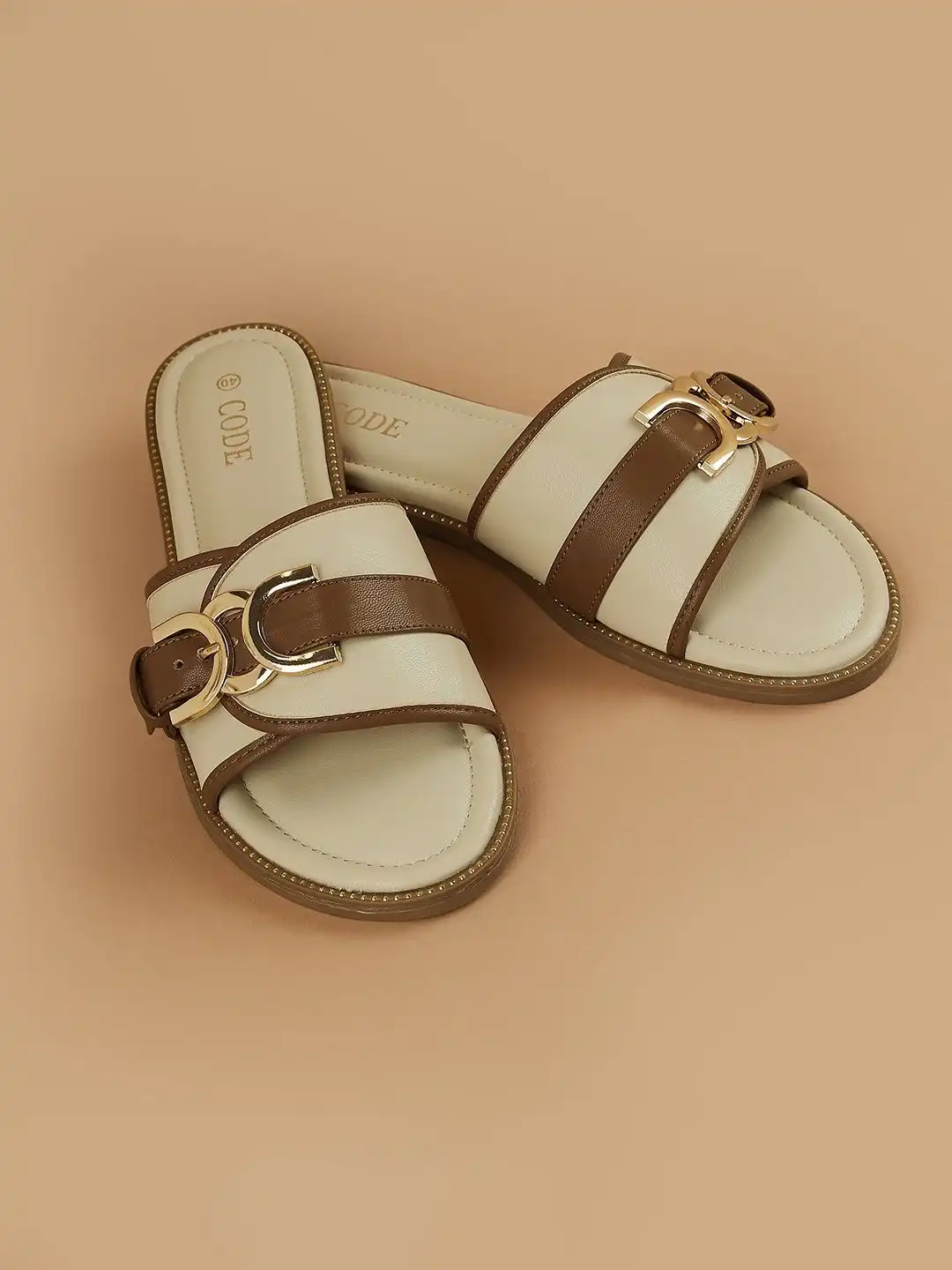 Buy CODE by Lifestyle Women PU Fashion Sandals - Sandals for Women