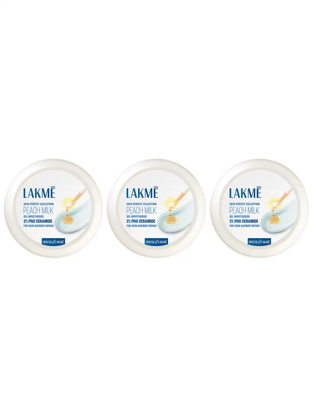 Buy Lakme Set Of 3 Skin Perfect Collection Peach Milk Gel