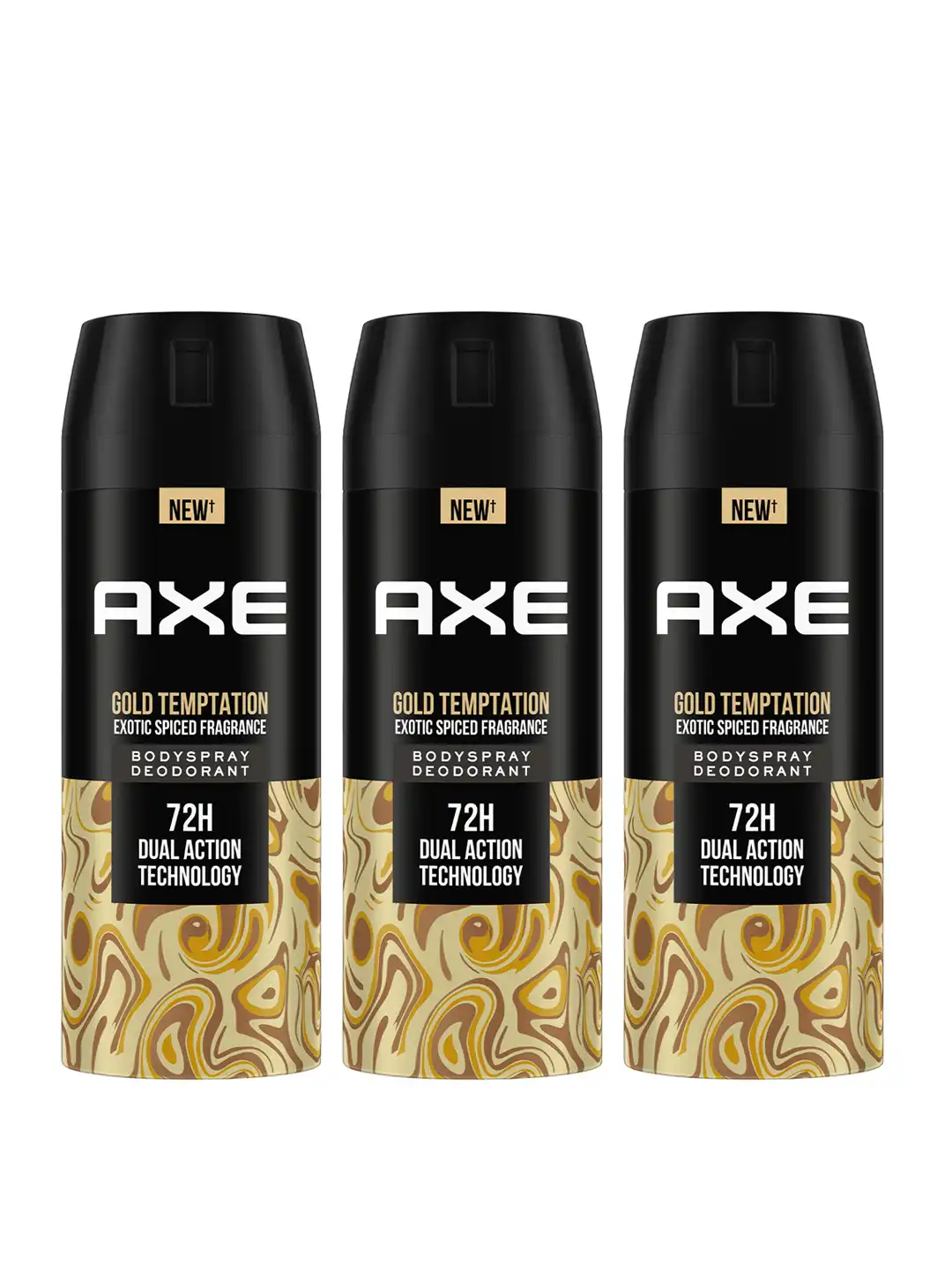 Buy AXE Men Set of 3 Gold Temptation Deodorant - 150ml each