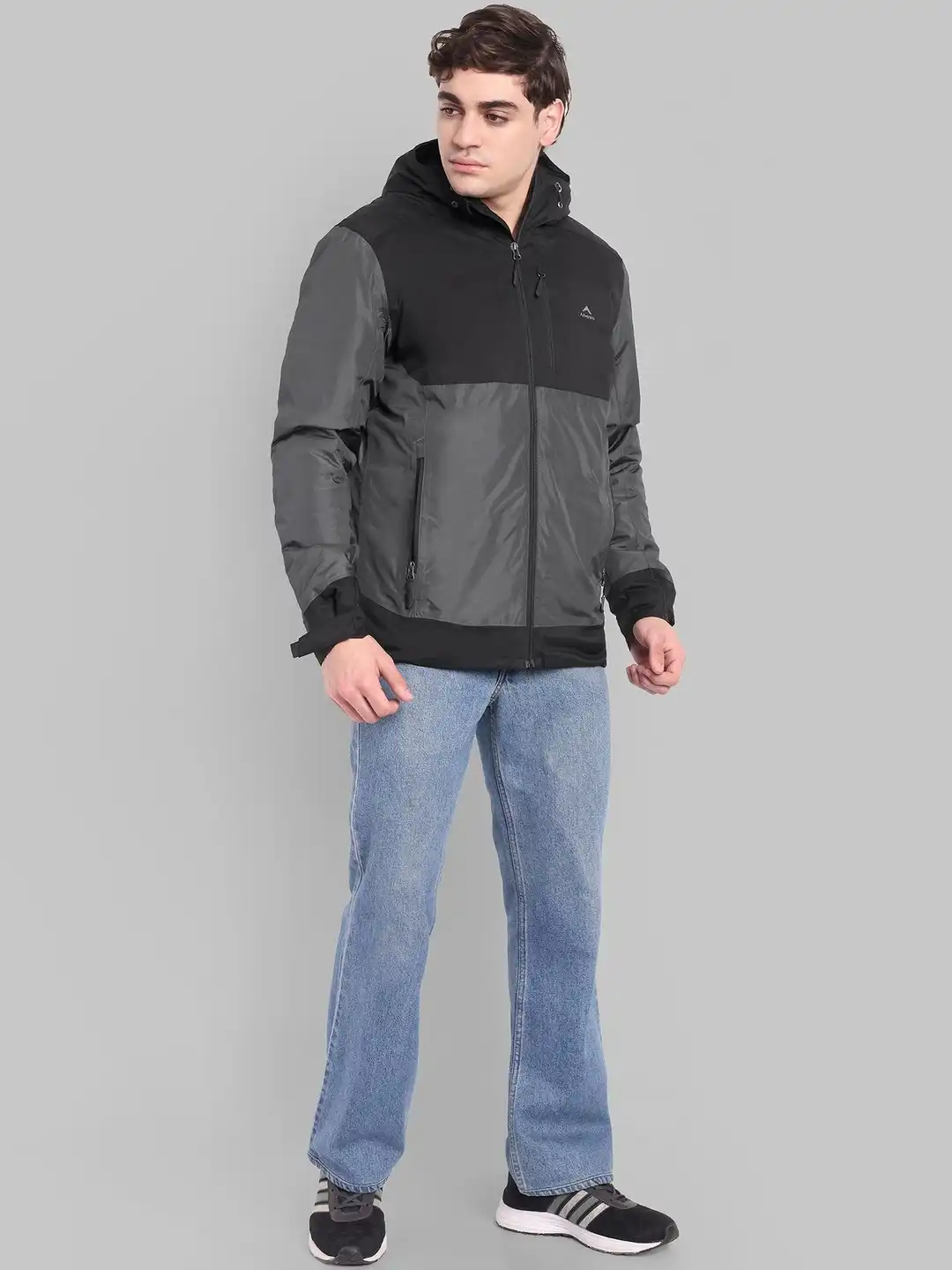 Buy Adventra Sports Men Black Waterproof Hoodie Jacket - Jackets