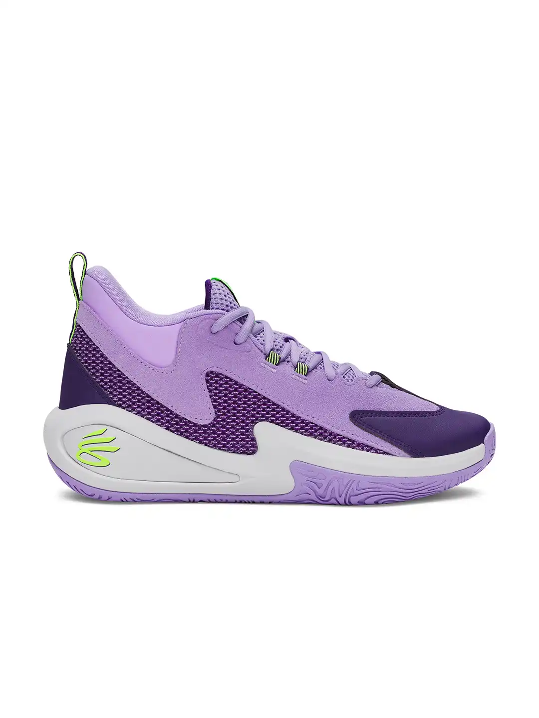 シューズ(男性用) Under Armour Curry 3Z24Suede Salt Purple Buy UNDER ARMOUR Unisex Curry 3Z 25 SDE Basketball Shoes - Sports