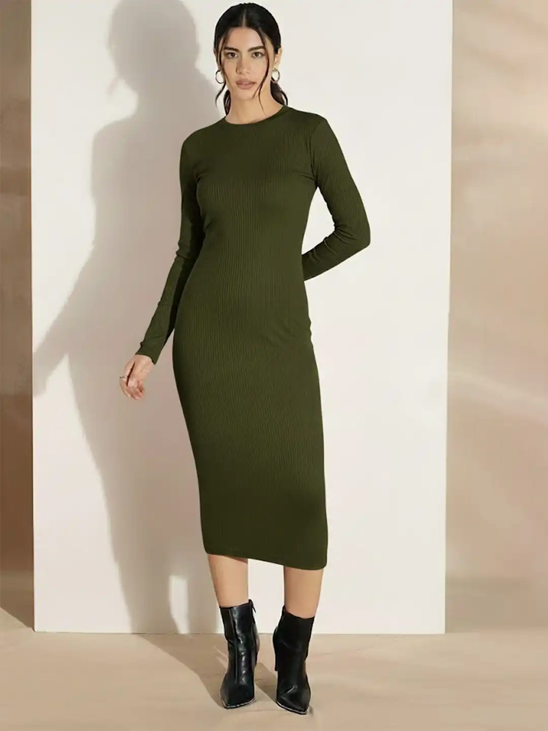 Buy TRENDY ERA Bodycon Midi Dress - Dresses for Women 38611349 | Myntra