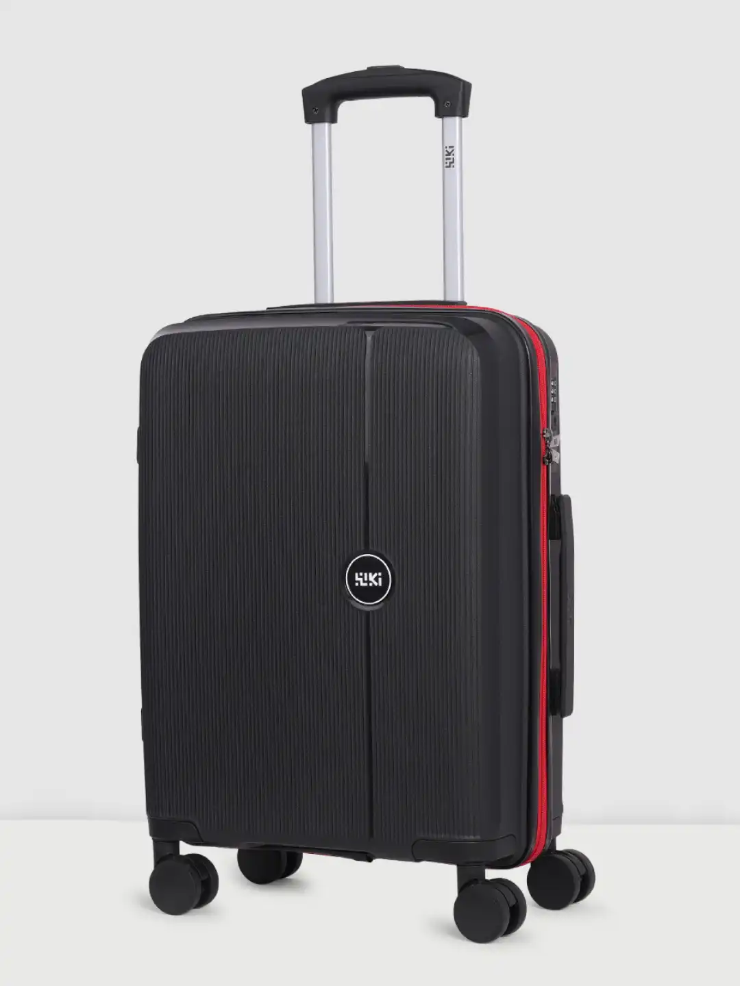 Buy Wildcraft Wiki Zine Textured Hard Medium Trolley Suitcase