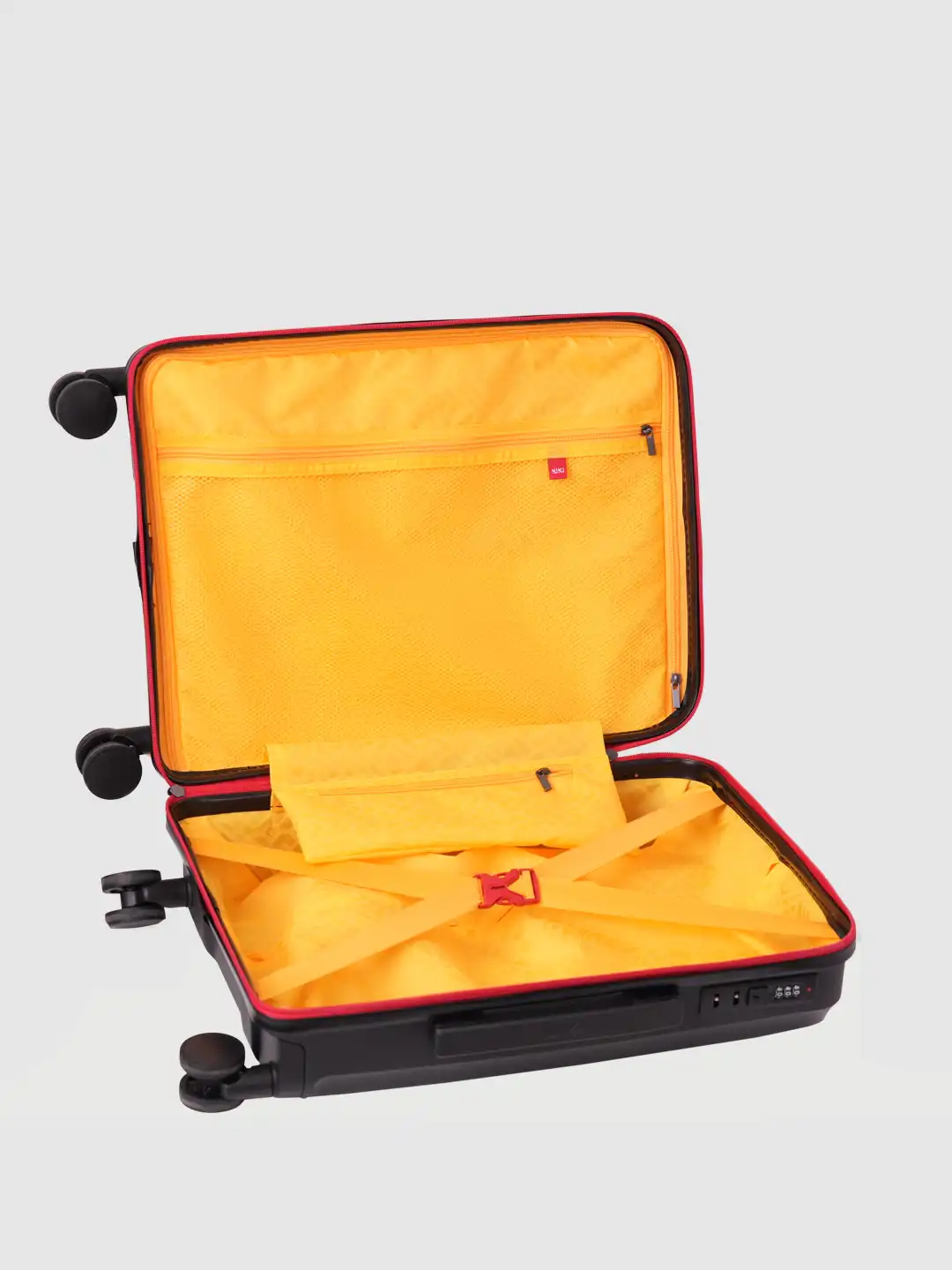Buy Wildcraft Wiki Zine Textured Hard Medium Trolley Suitcase
