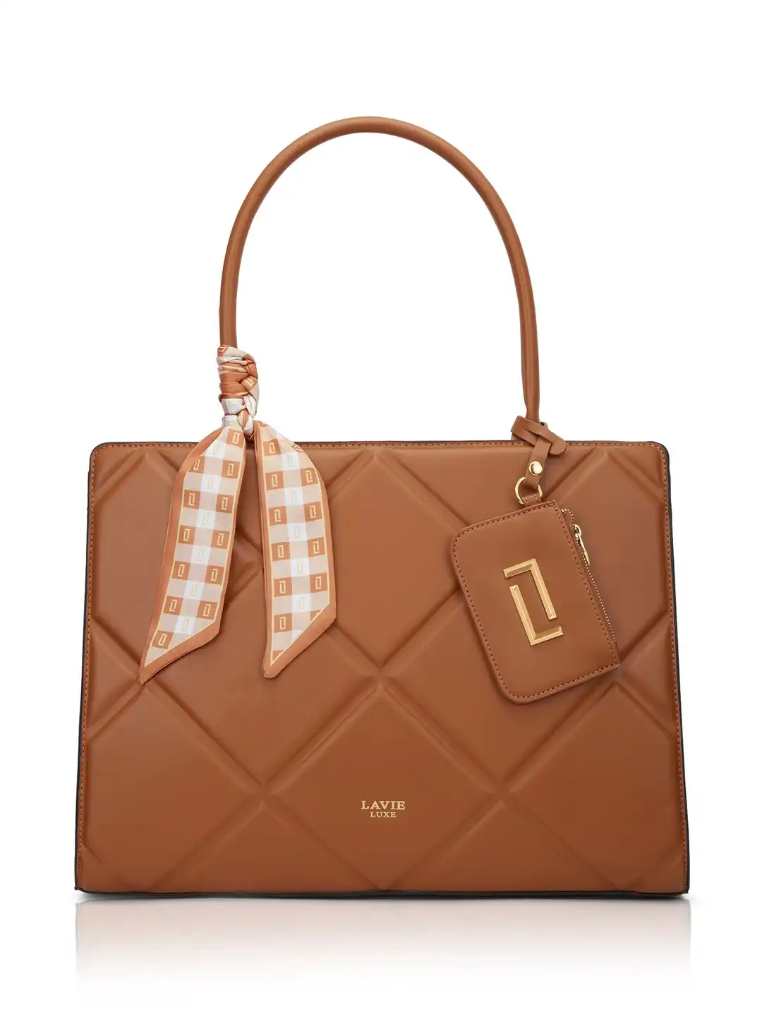 Buy LAVIE LUXE Women Quare26 Extra Large 14 Inch Satchel Handbag