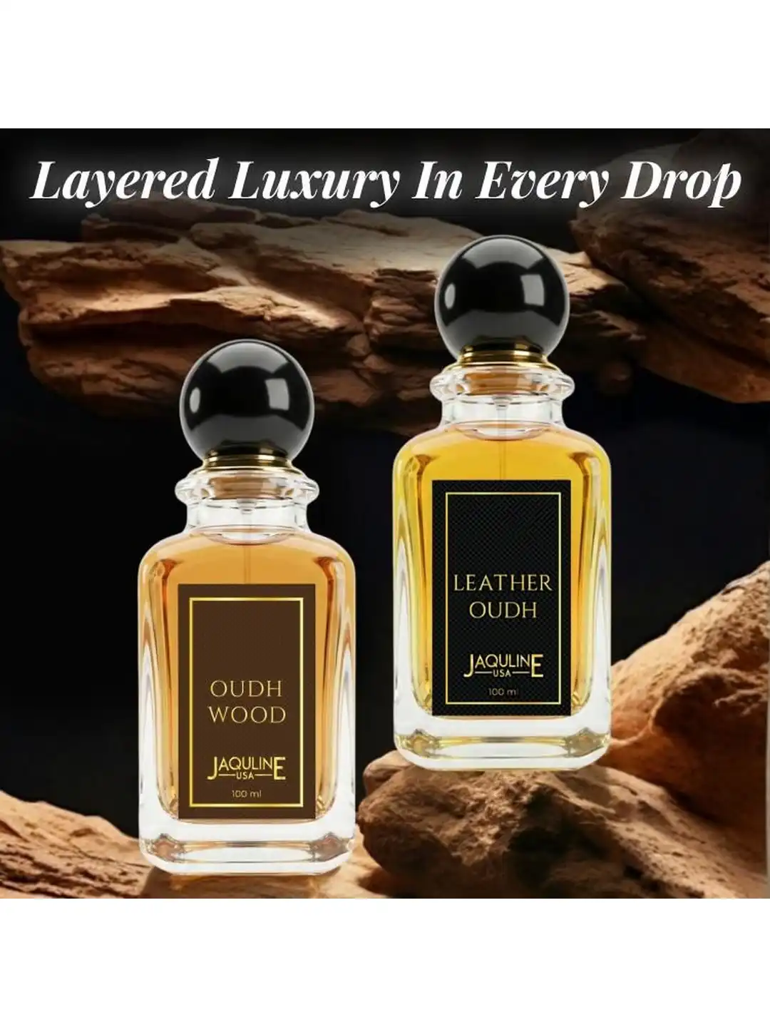 Buy Jaquline USA Oudh Wood Long-Lasting Eau De Parfum - 100 ml