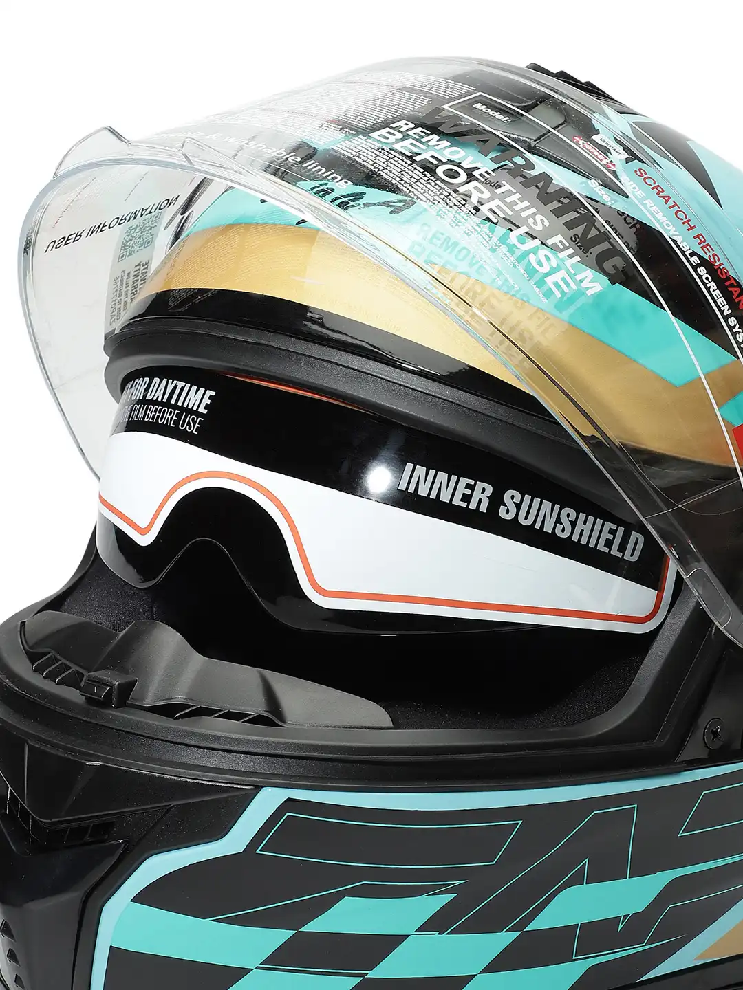 Buy VEGA Zap DV Alliance ISI and DOT Certified Full Face Helmet