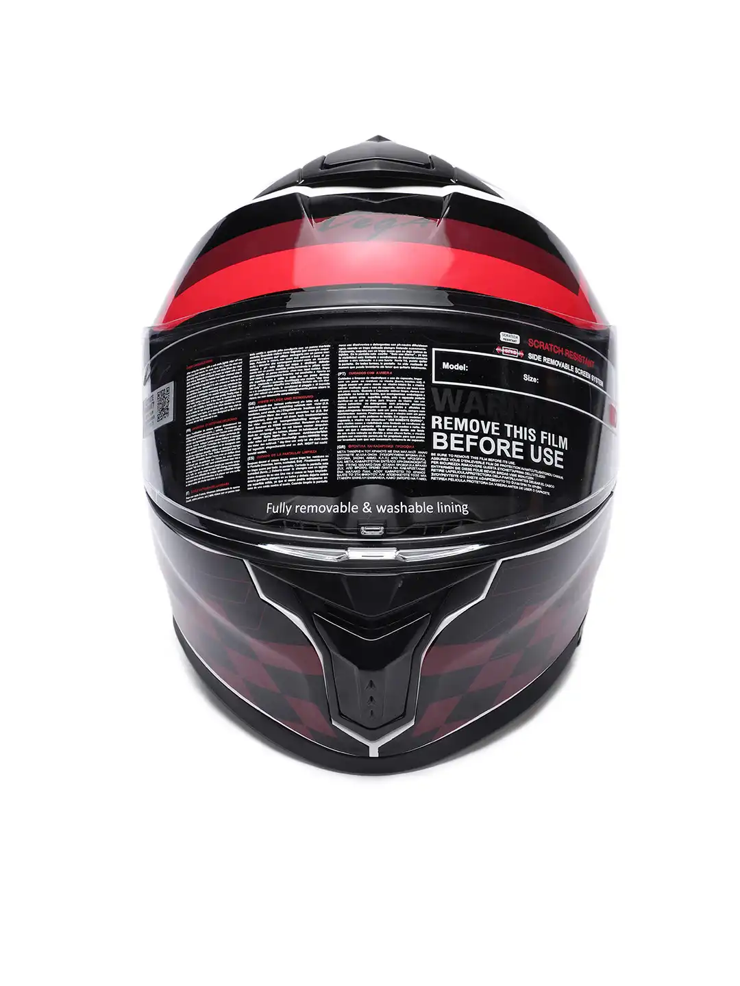 Buy VEGA Zap DV Alliance ISI and DOT Certified Full Face Helmet