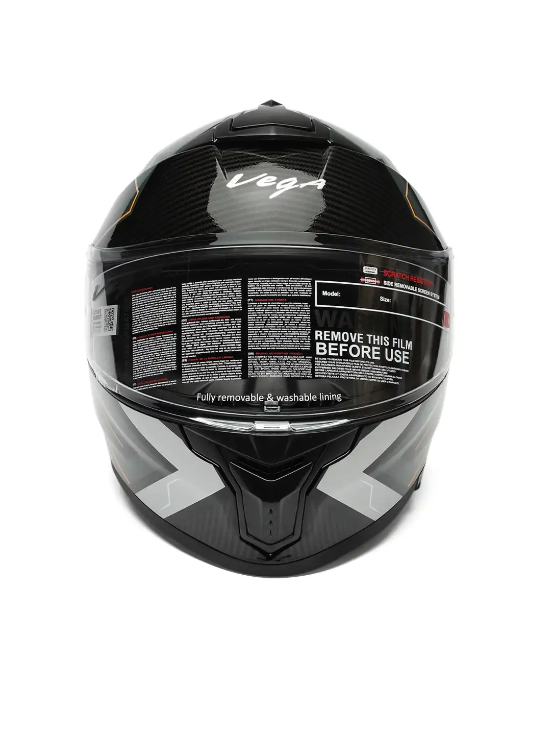 Buy Vega Zap Explore D/V ISI and DOT Certified Full Face Helmet