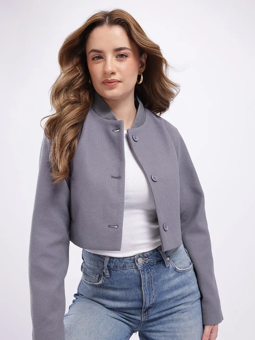 ONLY Beige Quilted Cropped Jacket S 新品 CLANE CROPPED TAILORED 