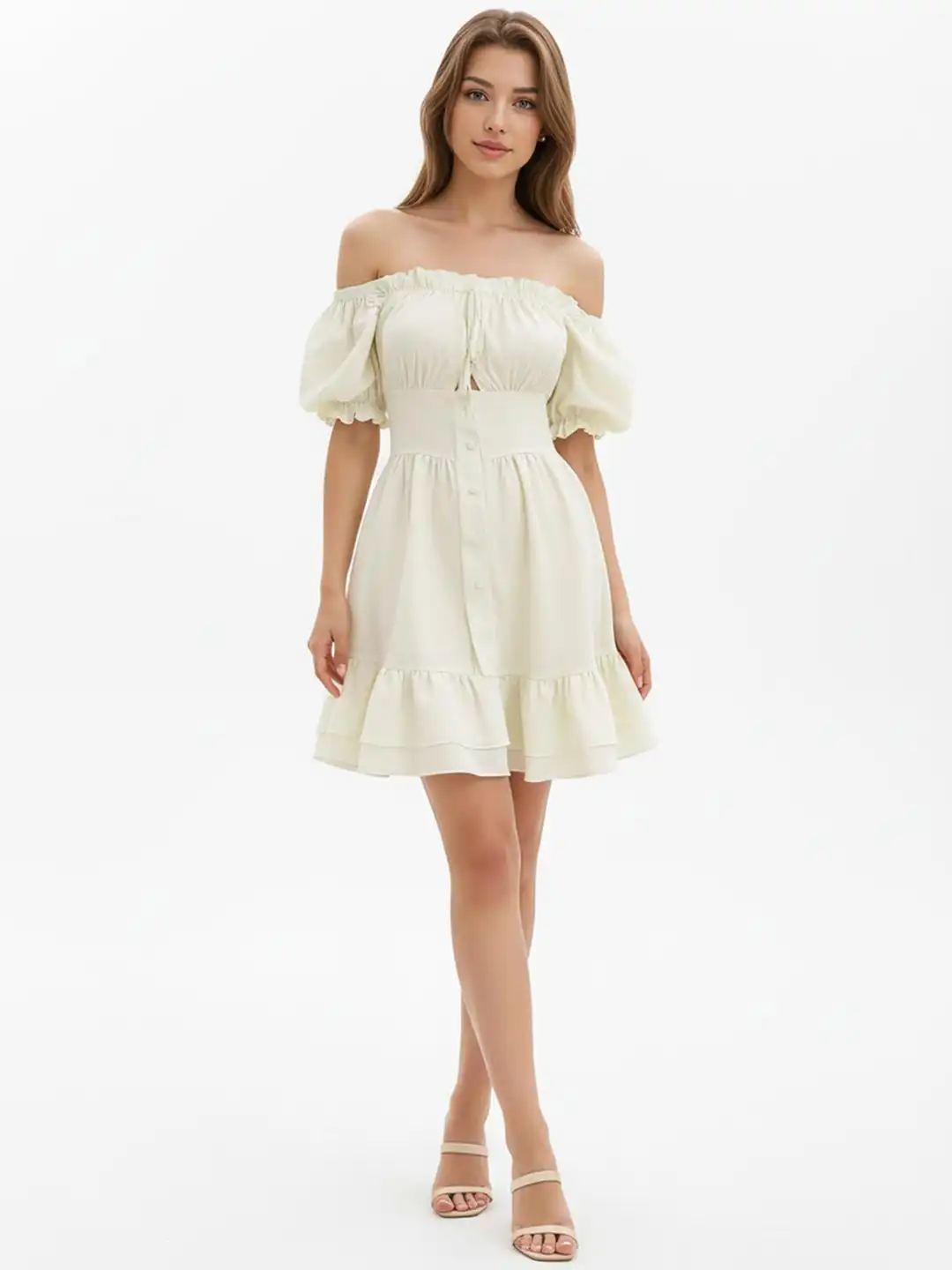 bebe peplum dress Off Shoulder Peplum Dress
