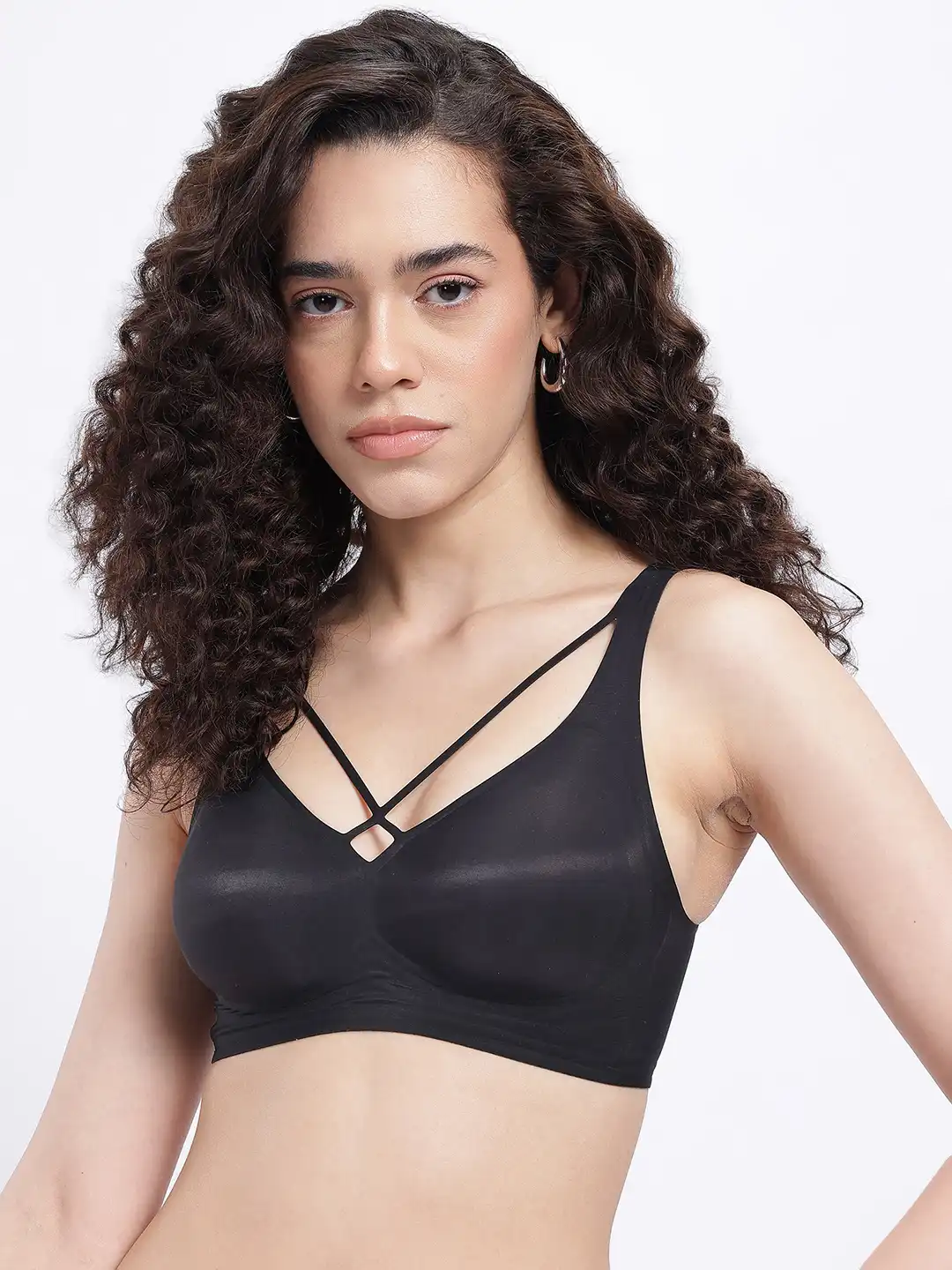 Buy glitchez Criss-Cross Straps Lightly Padded Seamless Bra - Bra