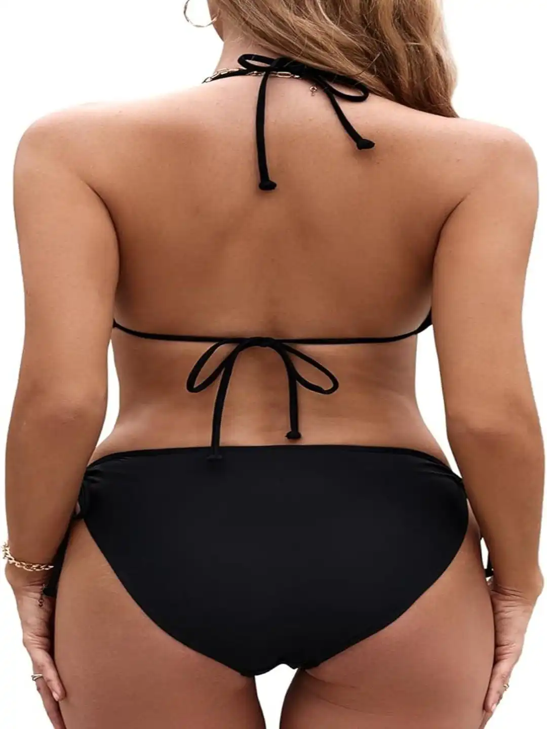 Buy Swibona Halter Neck Stretchable Swim Bikini Set - Swimwear for