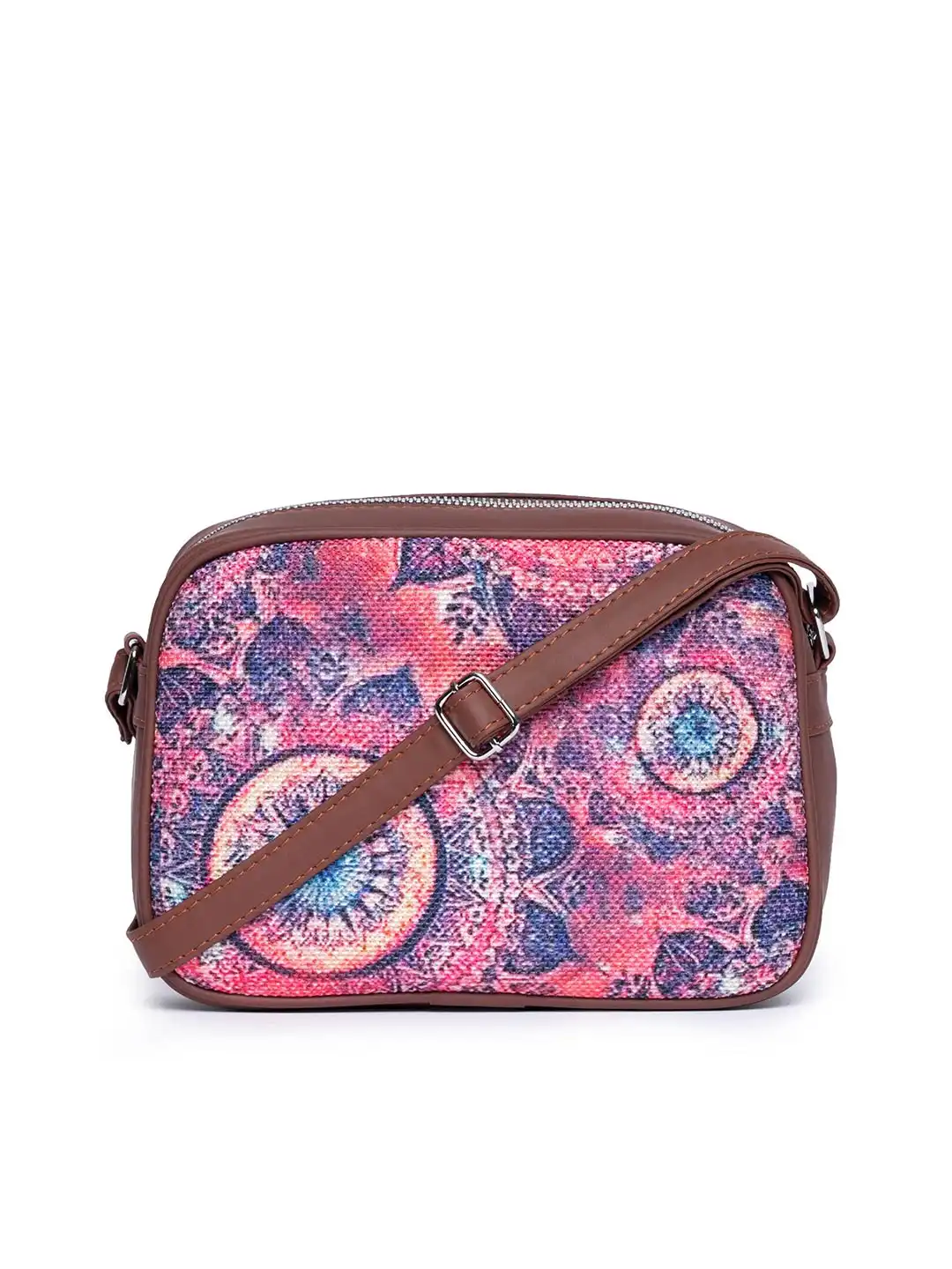 Buy ZOUK Pink & Navy Blue Space Chakra Woven Design Handcrafted