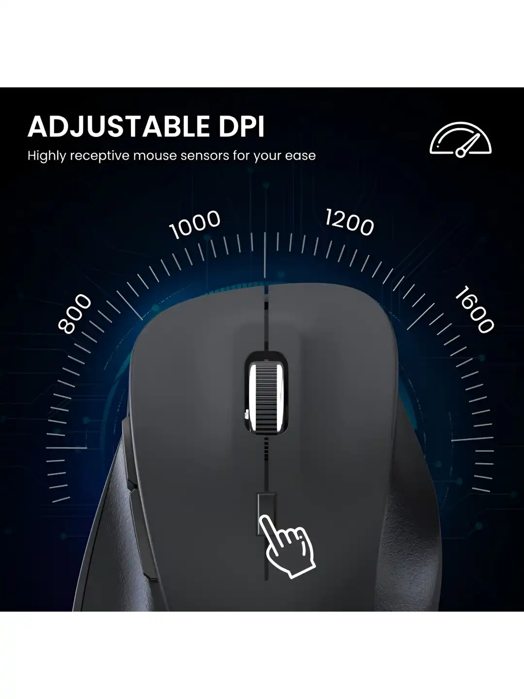 Buy Portronics Toad 24 Wireless Mouse With 2.4 GHz USB Nano