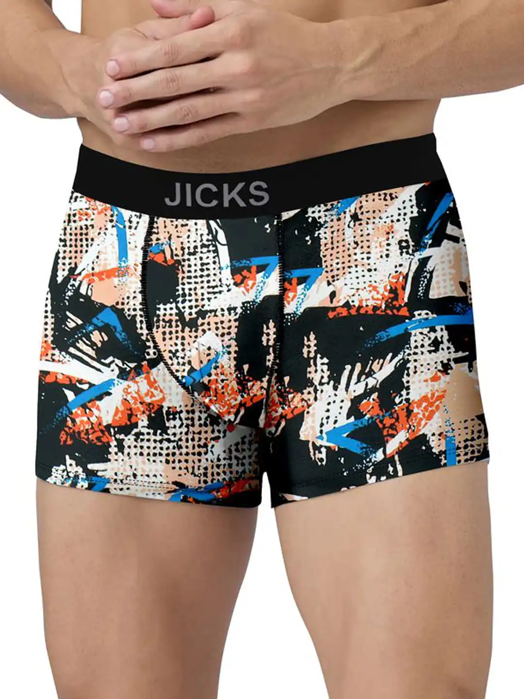 Buy JICKS Men Pack Of 2 Printed Boxer-Style Briefs 2_MF51_M