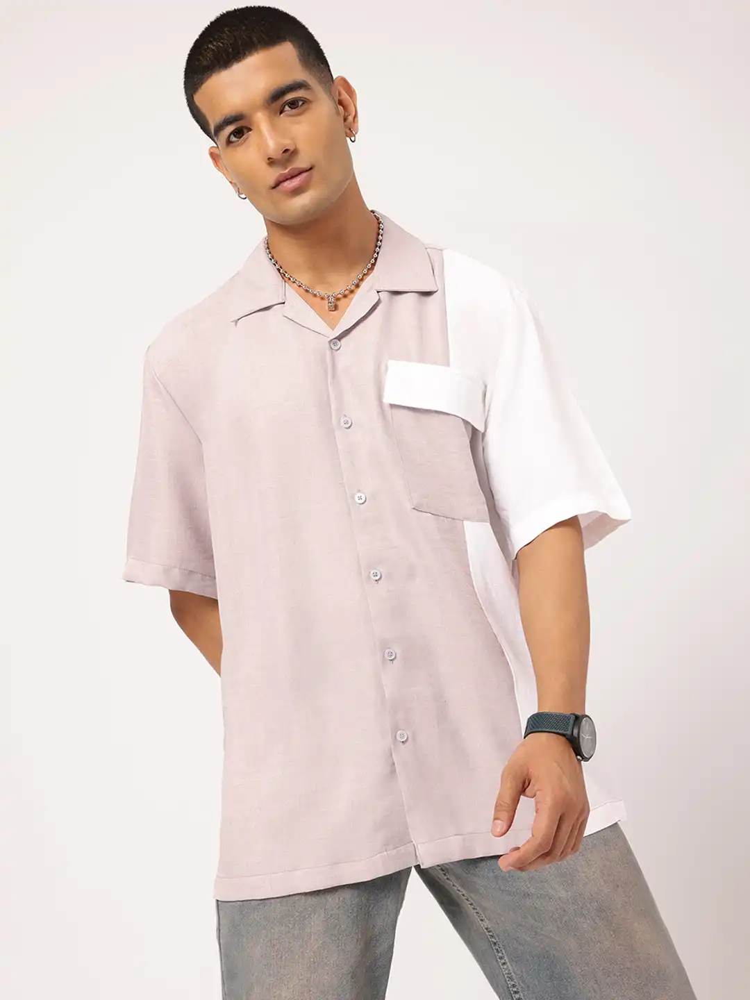 Buy Kook N Keech X fwd Casual Cool Contrast Pocket Colourblocked