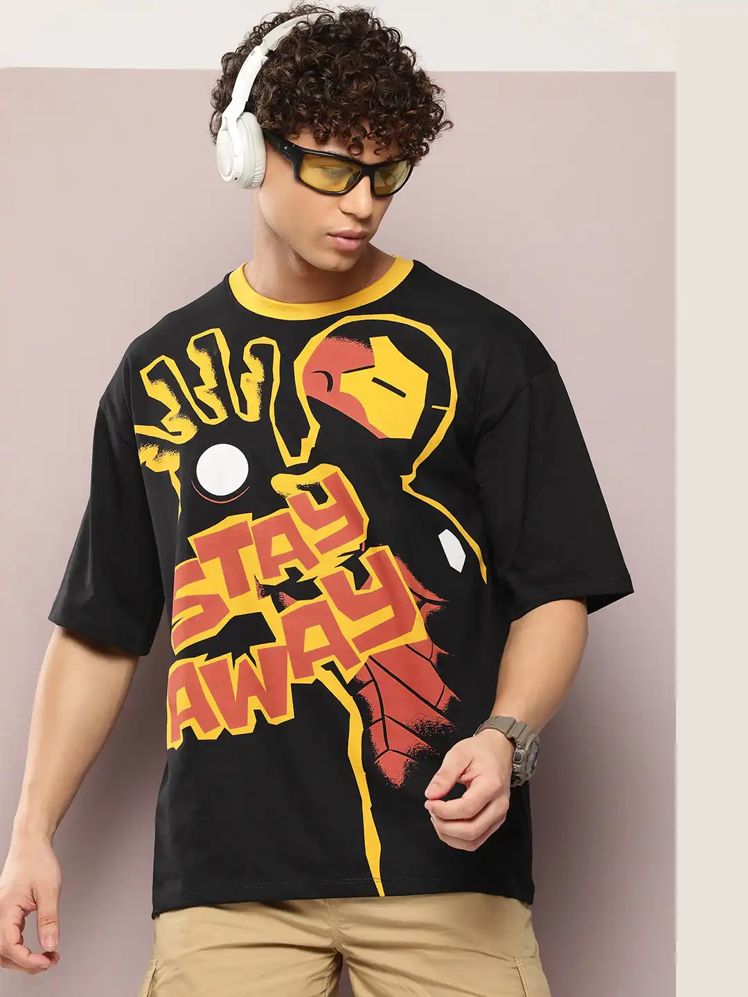 Buy Kook N Keech X fwd Deadpool Oversized Cotton T-shirt - Tshirts