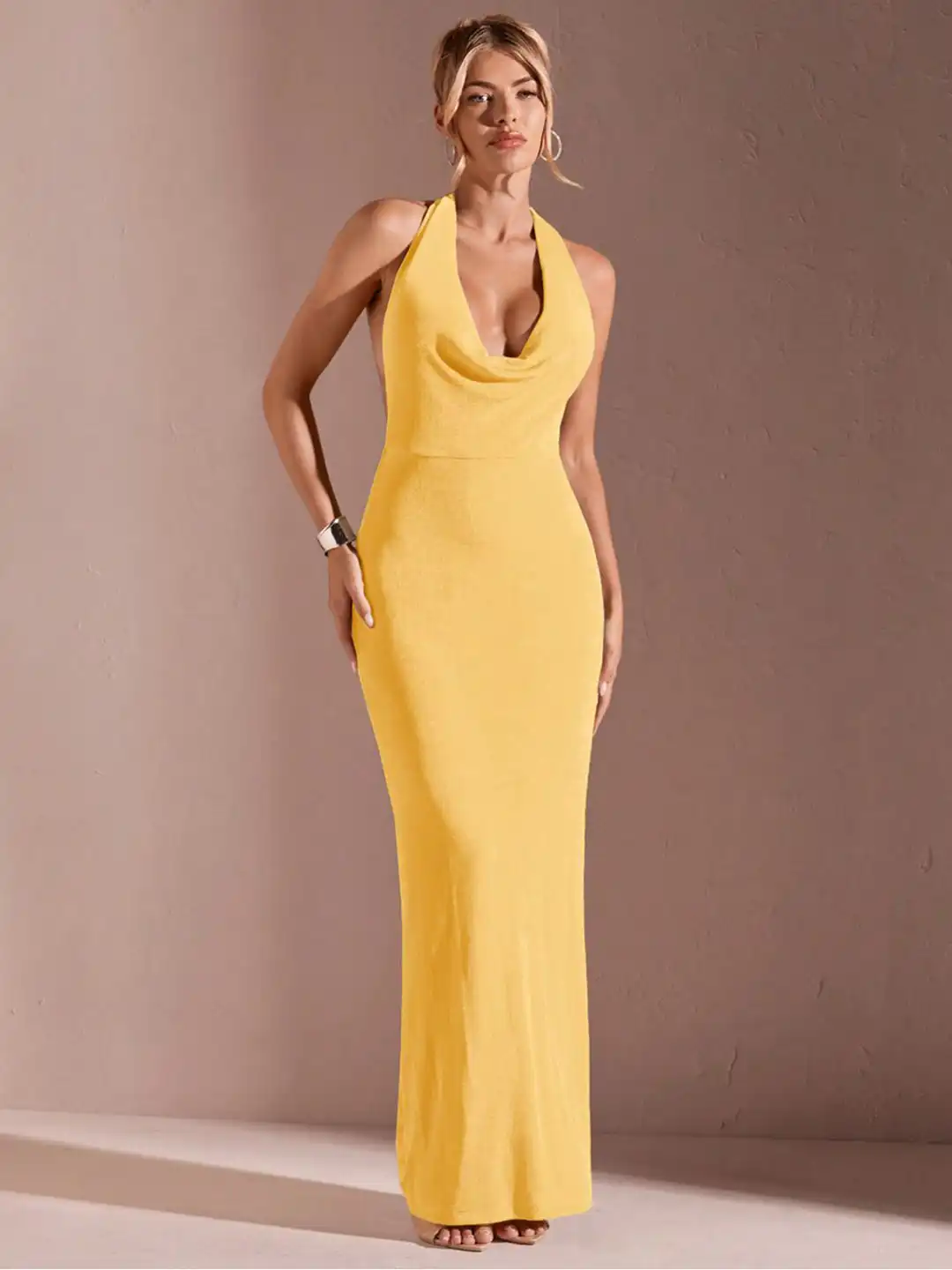 Buy CLAFOUTIS Cowl Neck Crepe Bodycon Maxi Dress - Dresses for Women 32905412 | Myntra Buy CLAFOUTIS Cowl Neck Crepe Bodycon Maxi Dress - Dresses for Women 32905412 | Myntra