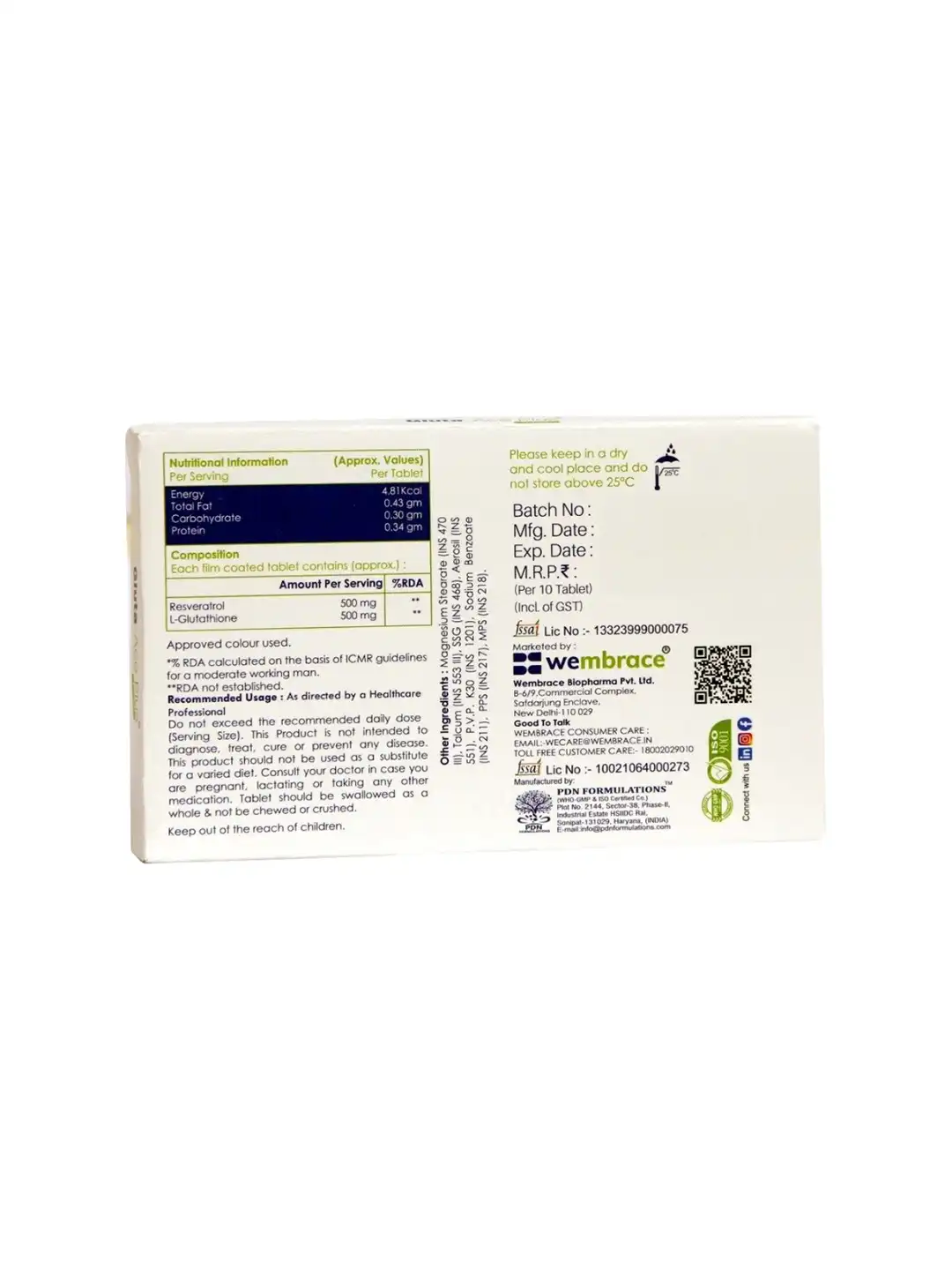 glutathione rda value hk vitals Glutathione, Orange, 2 x 15 Effervescent Tablets | L-Glutathione with Vitamin C & E GLOTAMIN by ENTOD BEAUTY |