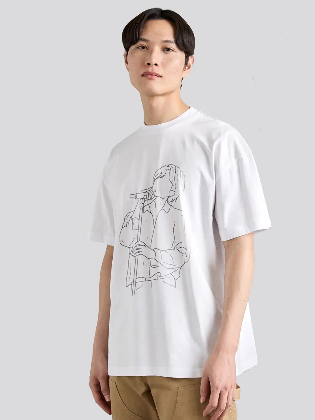 Buy The Korhean Store Unisex BTS Jungkook Lineart Streetwear