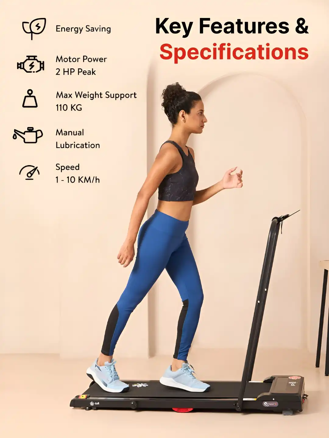 Buy CULT Unisex Walkpad Pro Foldable Motorized Treadmill