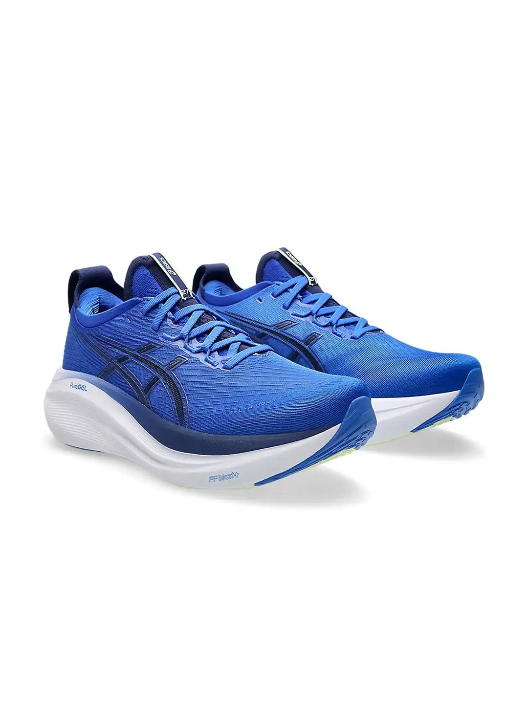 Buy ASICS Gel-Nimbus 27 Men Blue Sports Shoes - Sports Shoes for