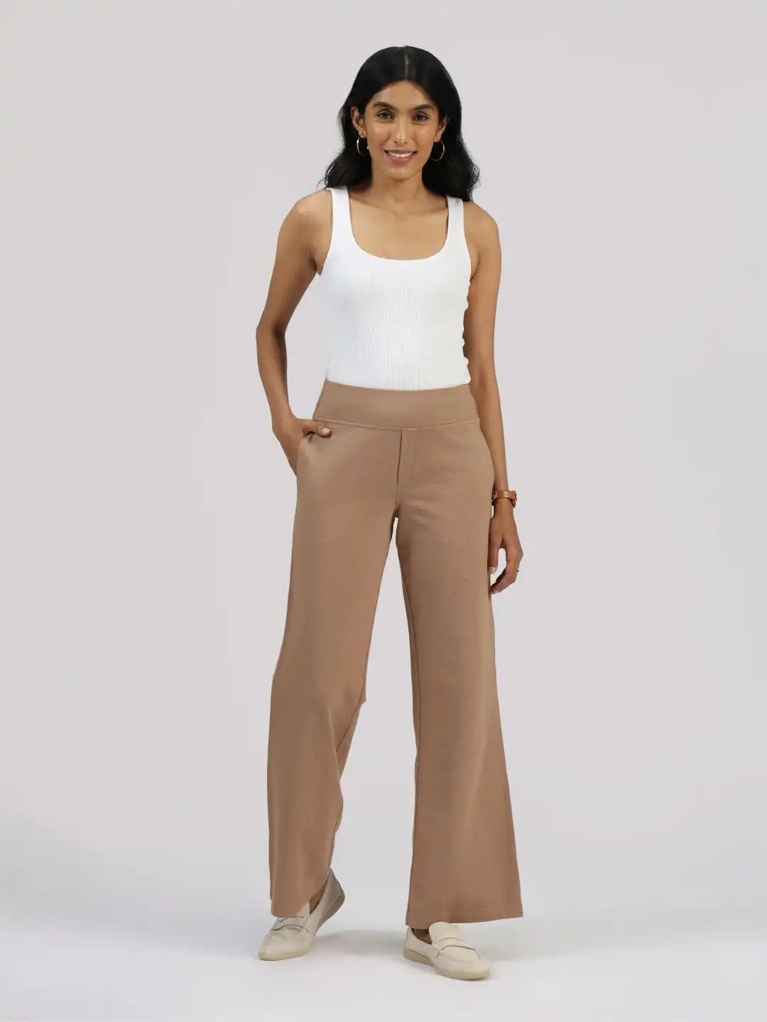 womens pants flare work trousers