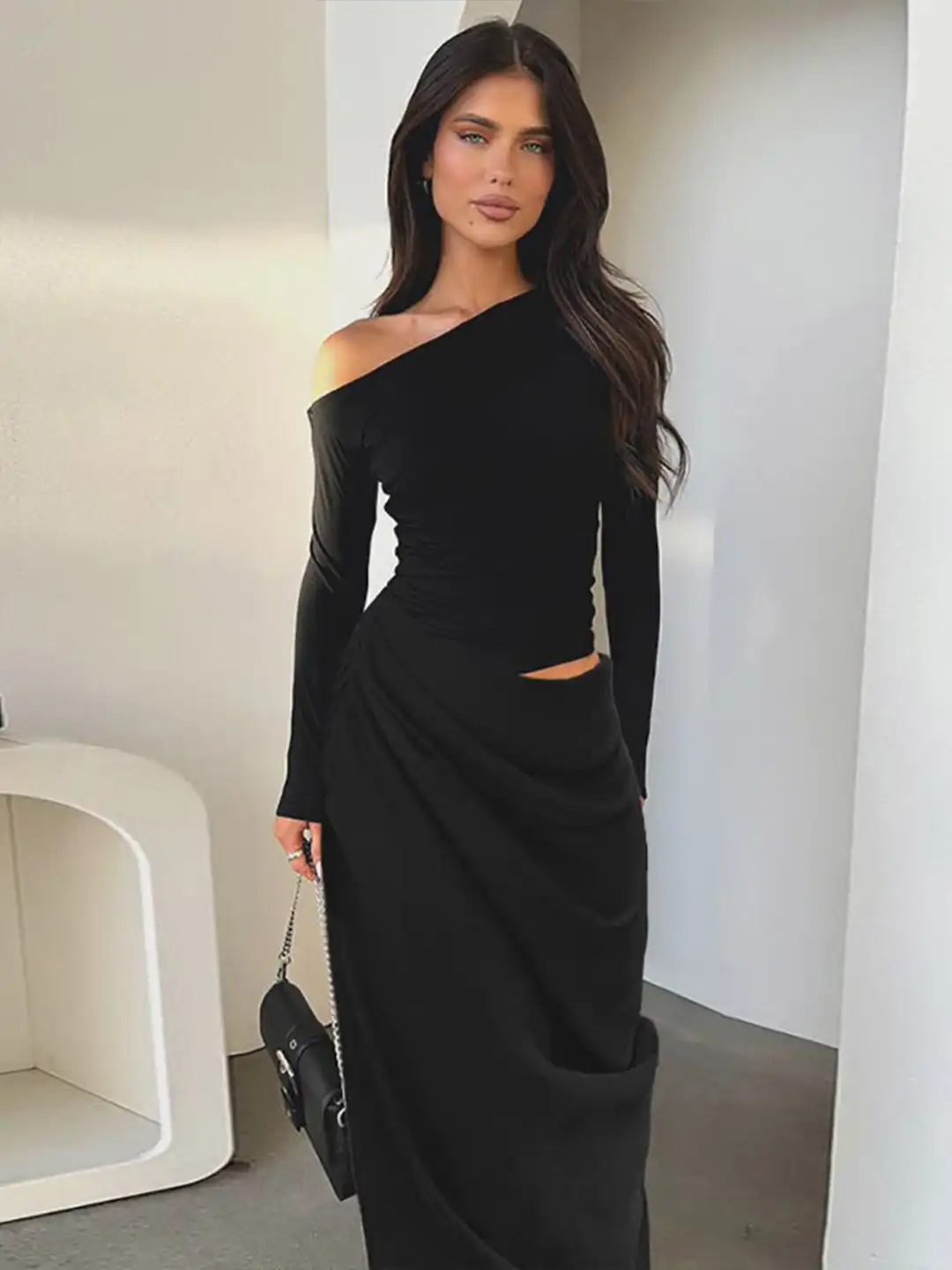 black one shoulder bodycon midi dress Buy StyleCast X Revolte One Shoulder Bodycon Midi Dress Dresses For Women 32484732 Myntra Color:BLUE OMBRE Line Dry DR1710011001W ZARA Size S NWT