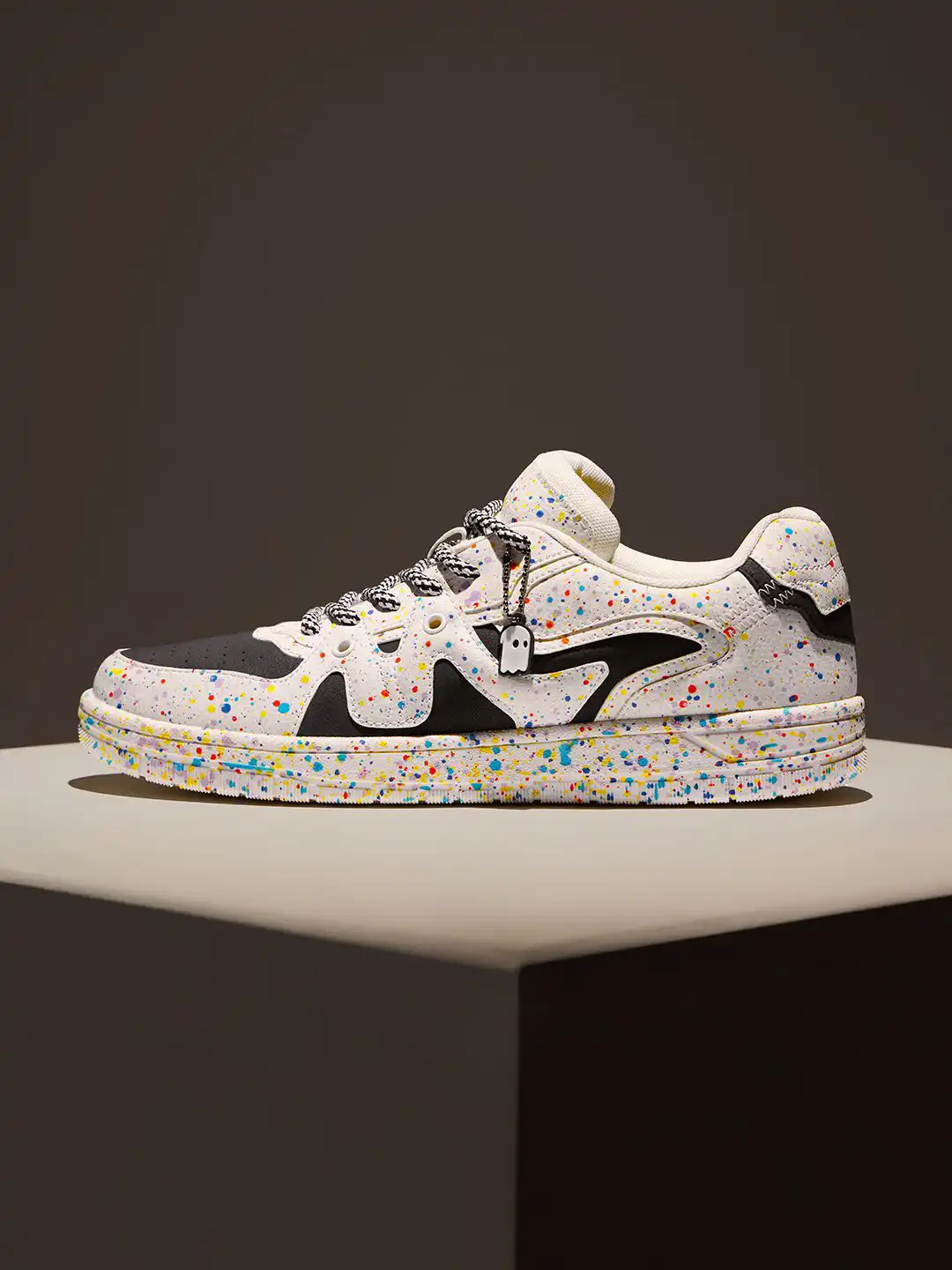 Buy The Souled Store Men Urban Blaze Printed White Low Top