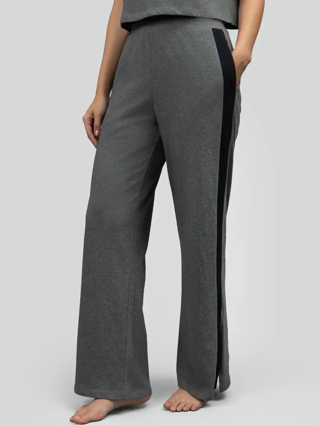 Buy necesera Summer 25 Pure Cotton Side Slit Flare Lounge Pants