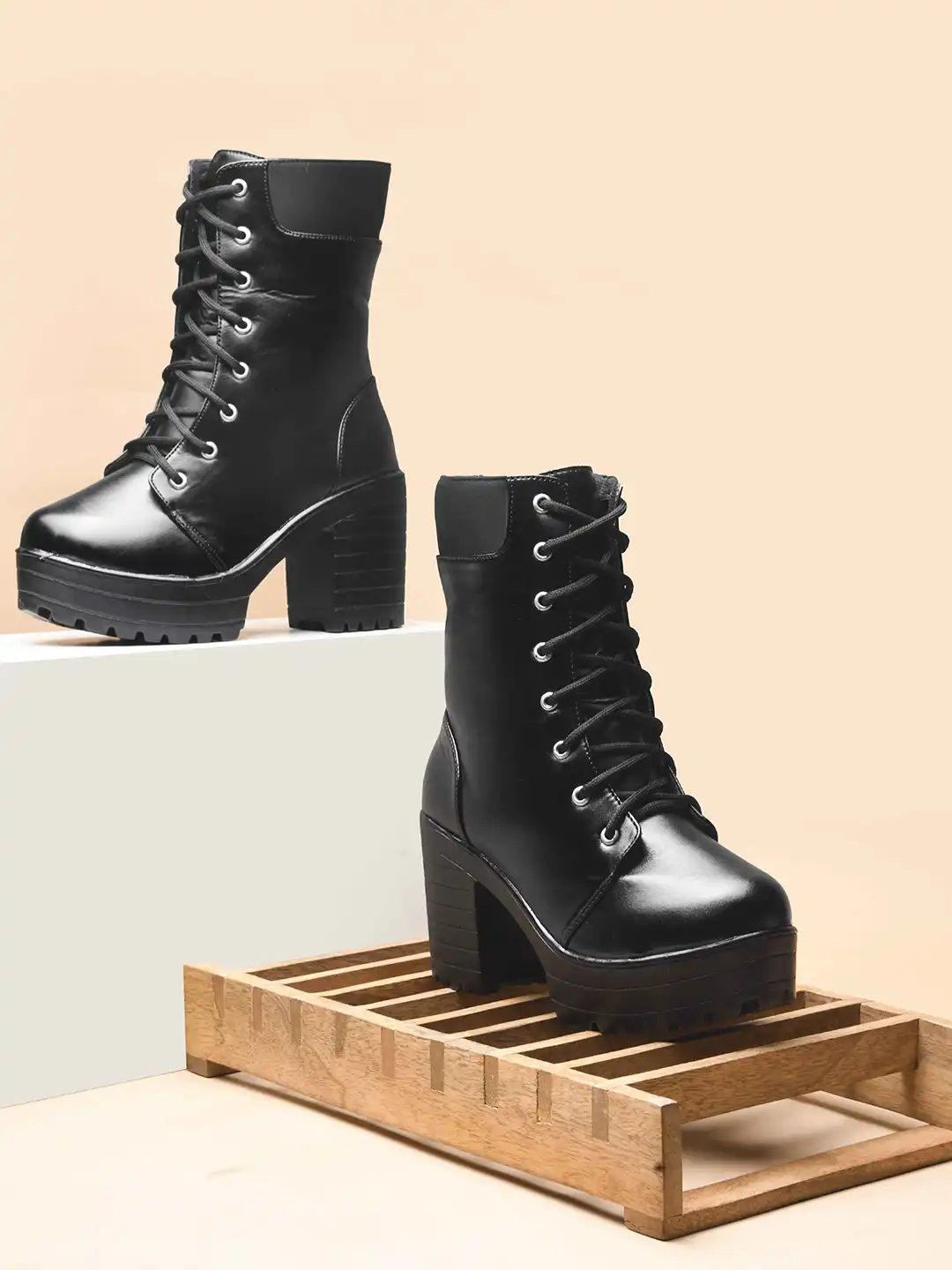 Buy JM LOOKS Women's Block-Heeled ChelseaBoots - Boots for Women