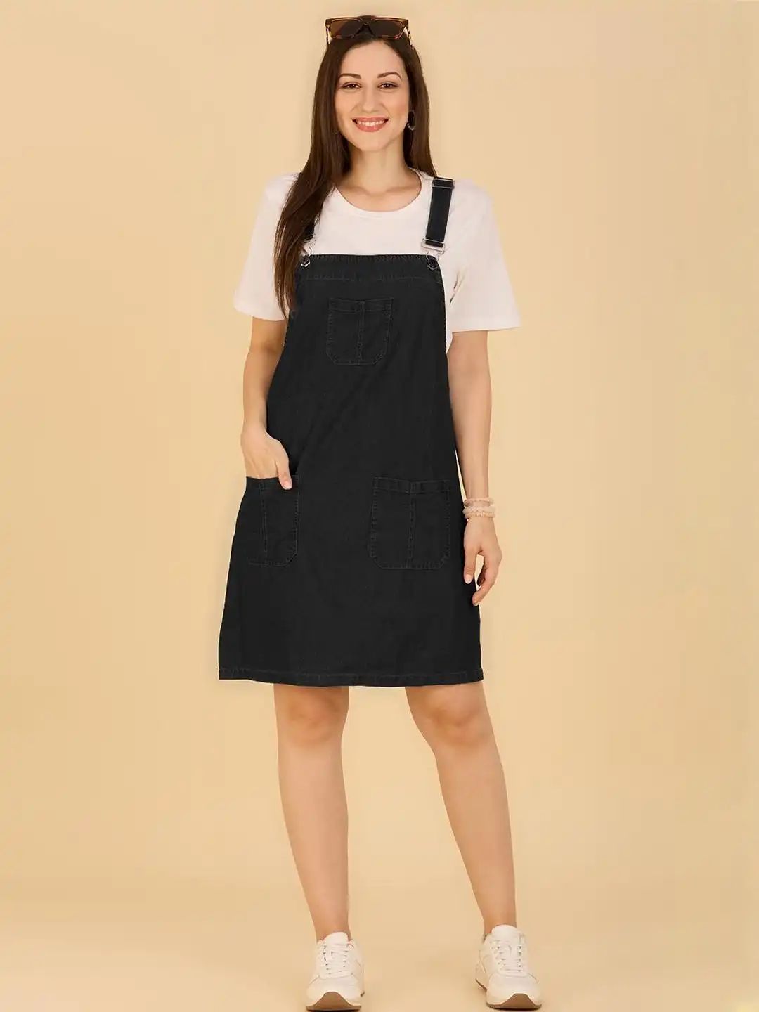ワンピース Apolina Gerdy Pinafore 2-3Y Buy CORSICA Denim Pinafore Dress - Dresses for Women 35711170 | Myntra