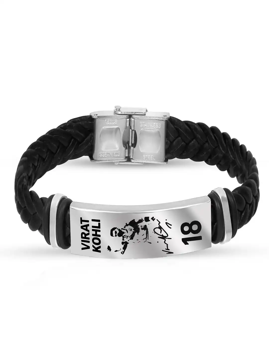 Buy UNIVERSITY TRENDZ Men Leather Wraparound Virat Kohli Century
